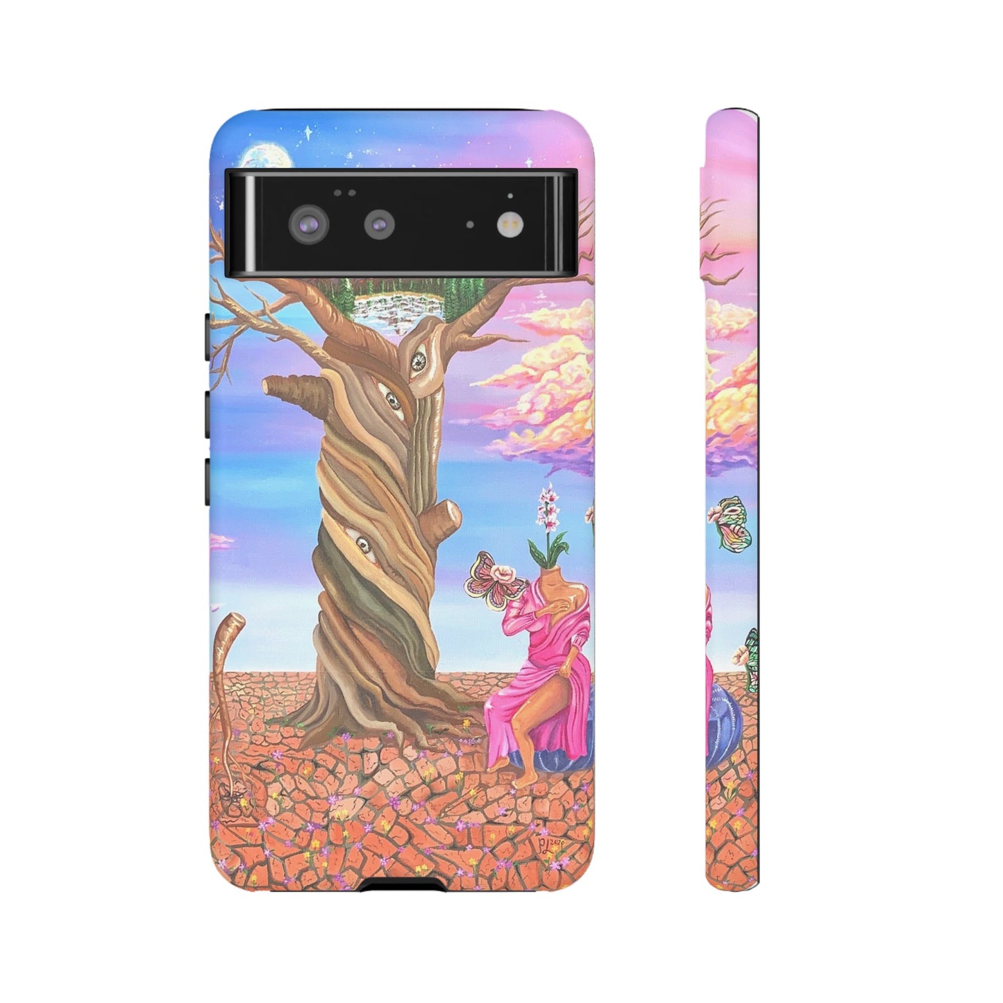 "The Ground Crumbles Underneath Me" Phone Case