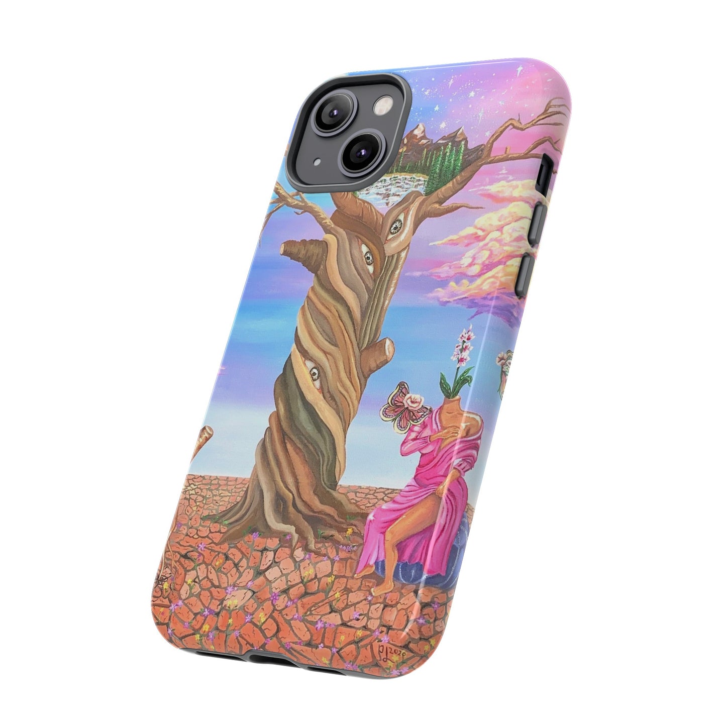 "The Ground Crumbles Underneath Me" Phone Case