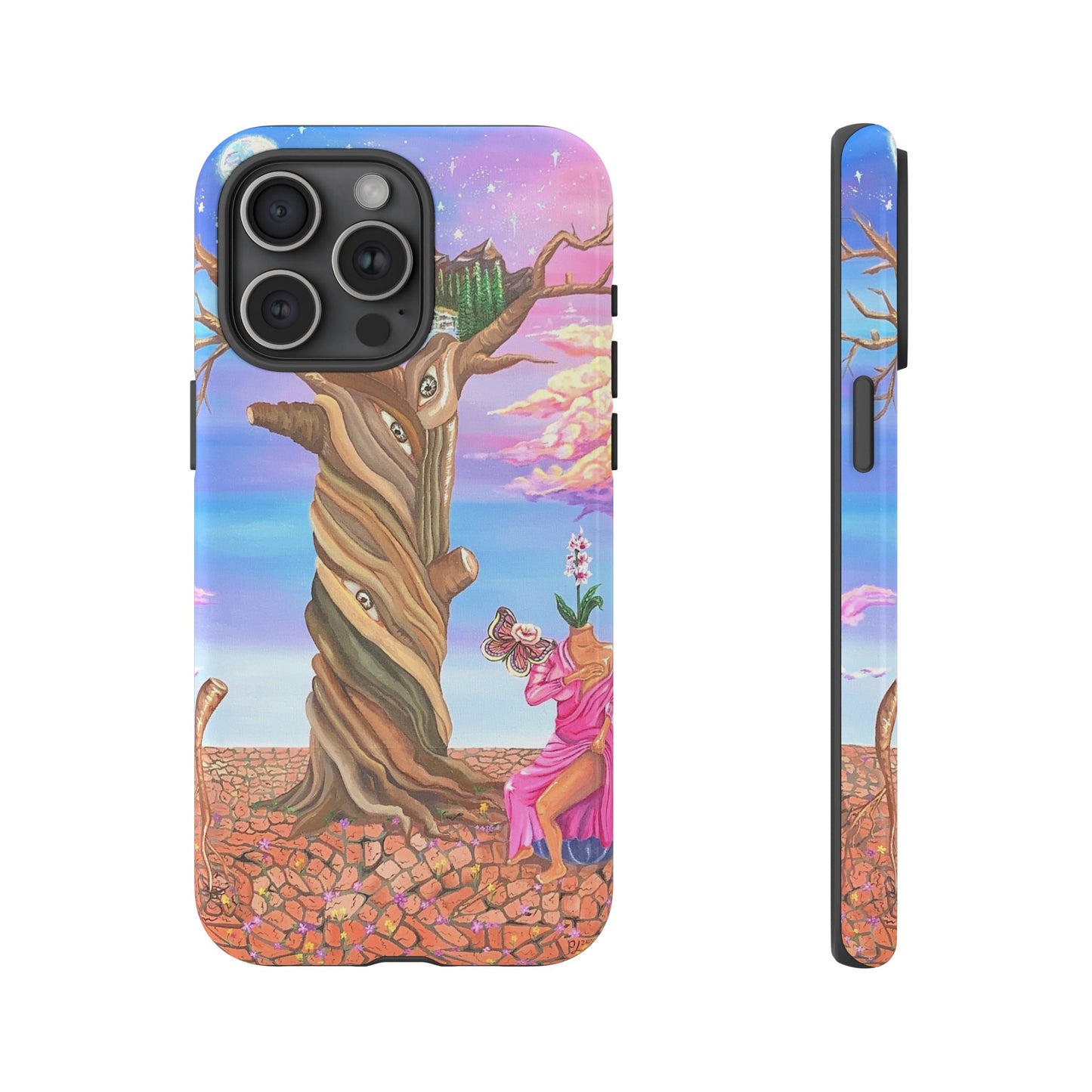 "The Ground Crumbles Underneath Me" Phone Case