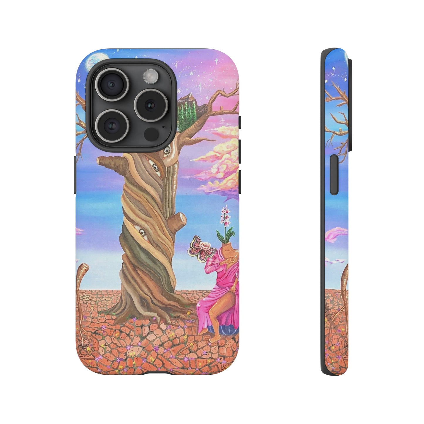 "The Ground Crumbles Underneath Me" Phone Case