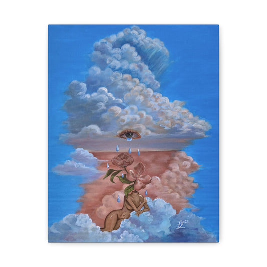 "Llorar y Llorar" Canvas Print