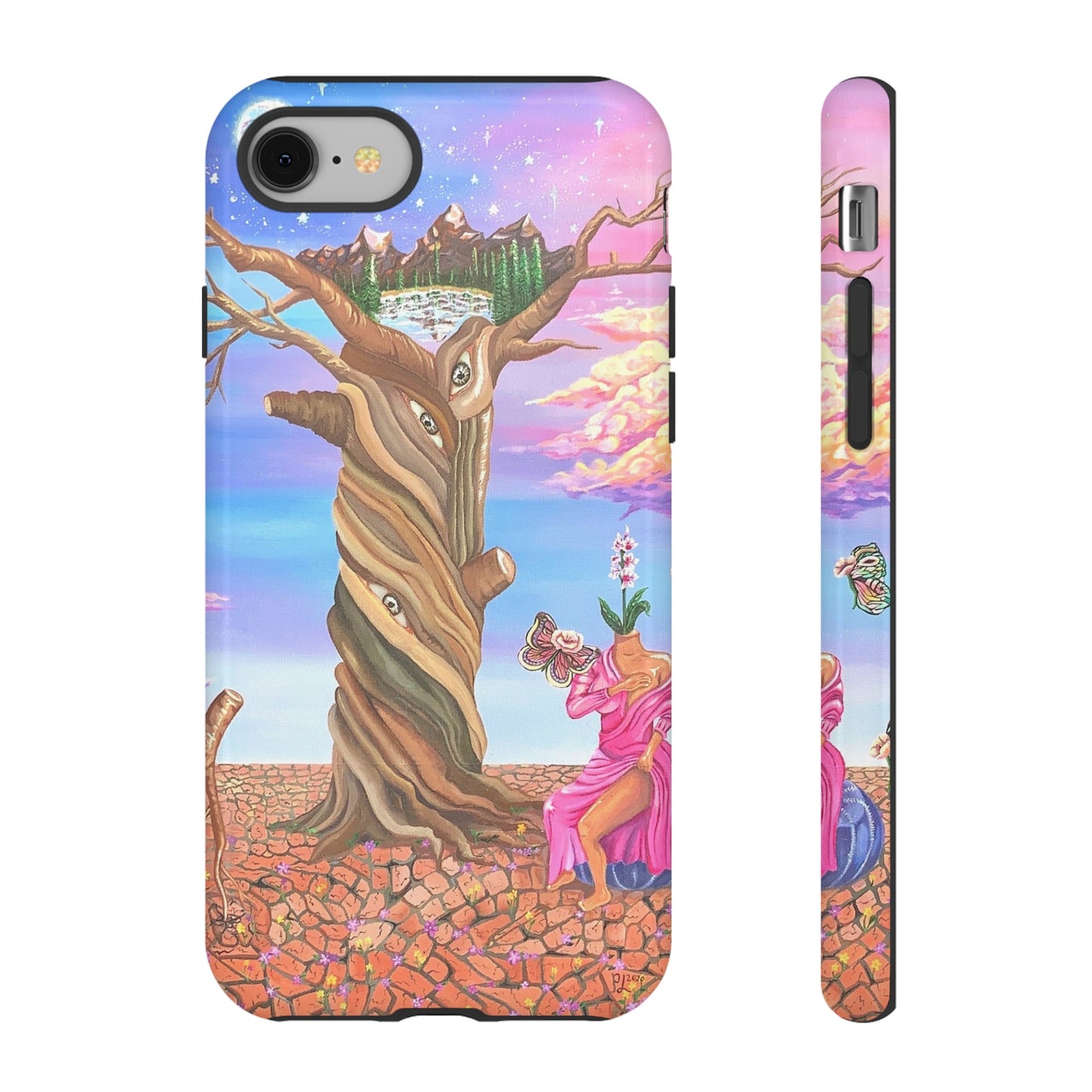 "The Ground Crumbles Underneath Me" Phone Case
