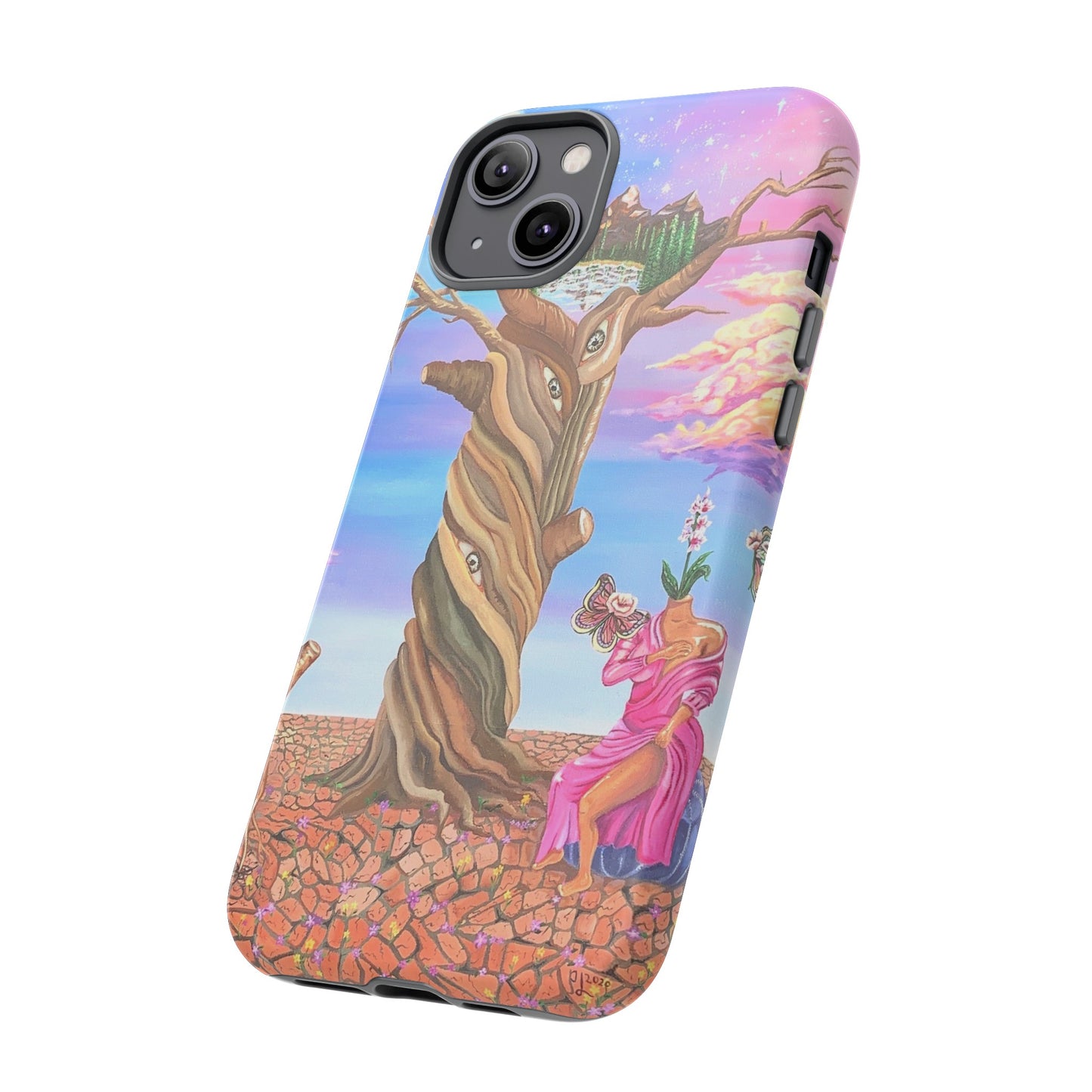 "The Ground Crumbles Underneath Me" Phone Case