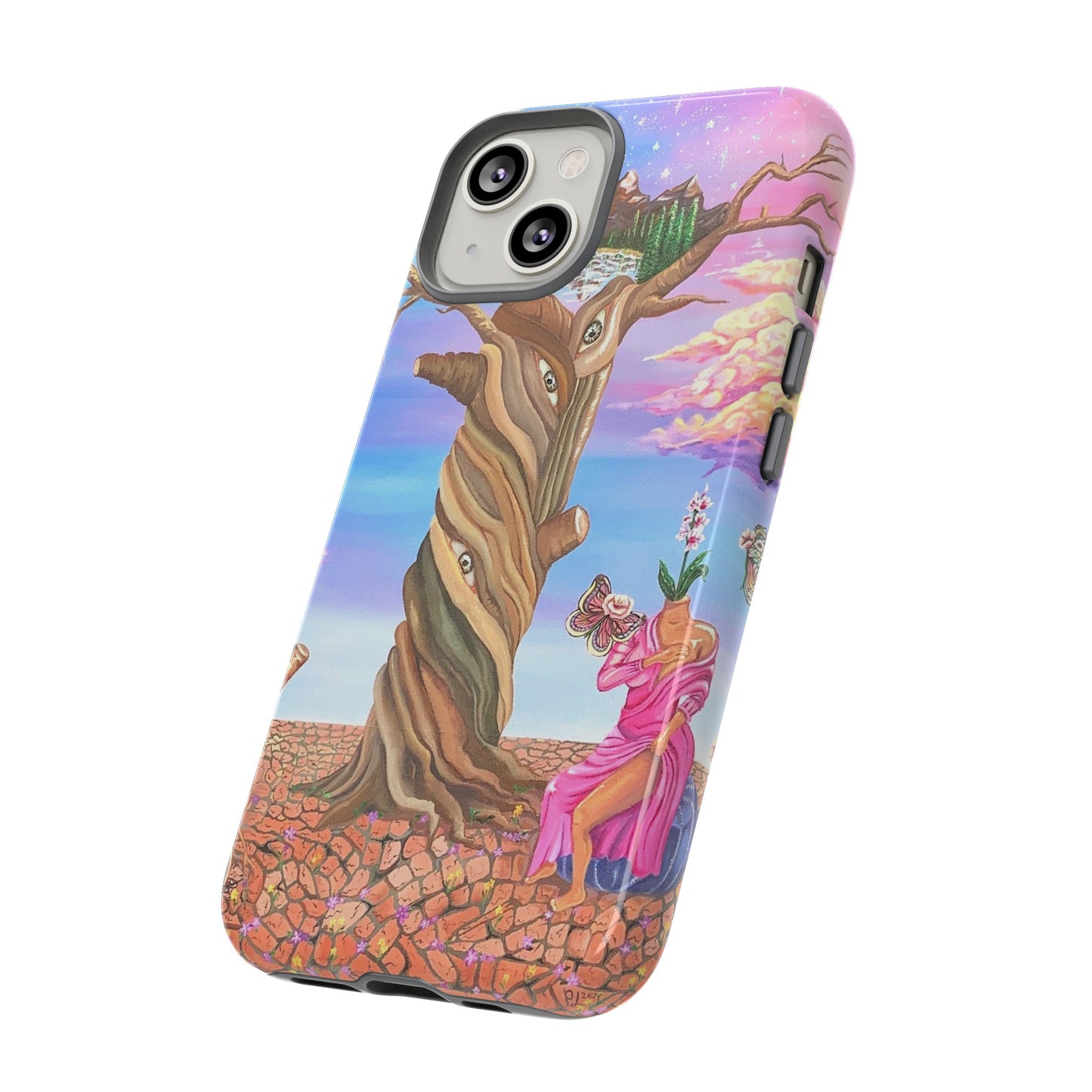 "The Ground Crumbles Underneath Me" Phone Case