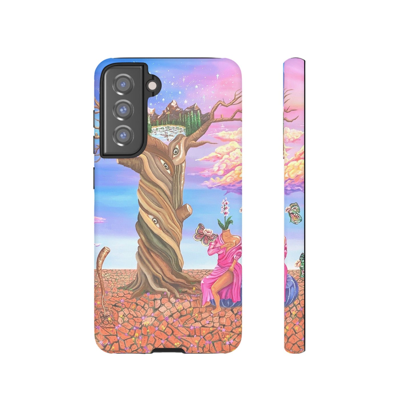 "The Ground Crumbles Underneath Me" Phone Case