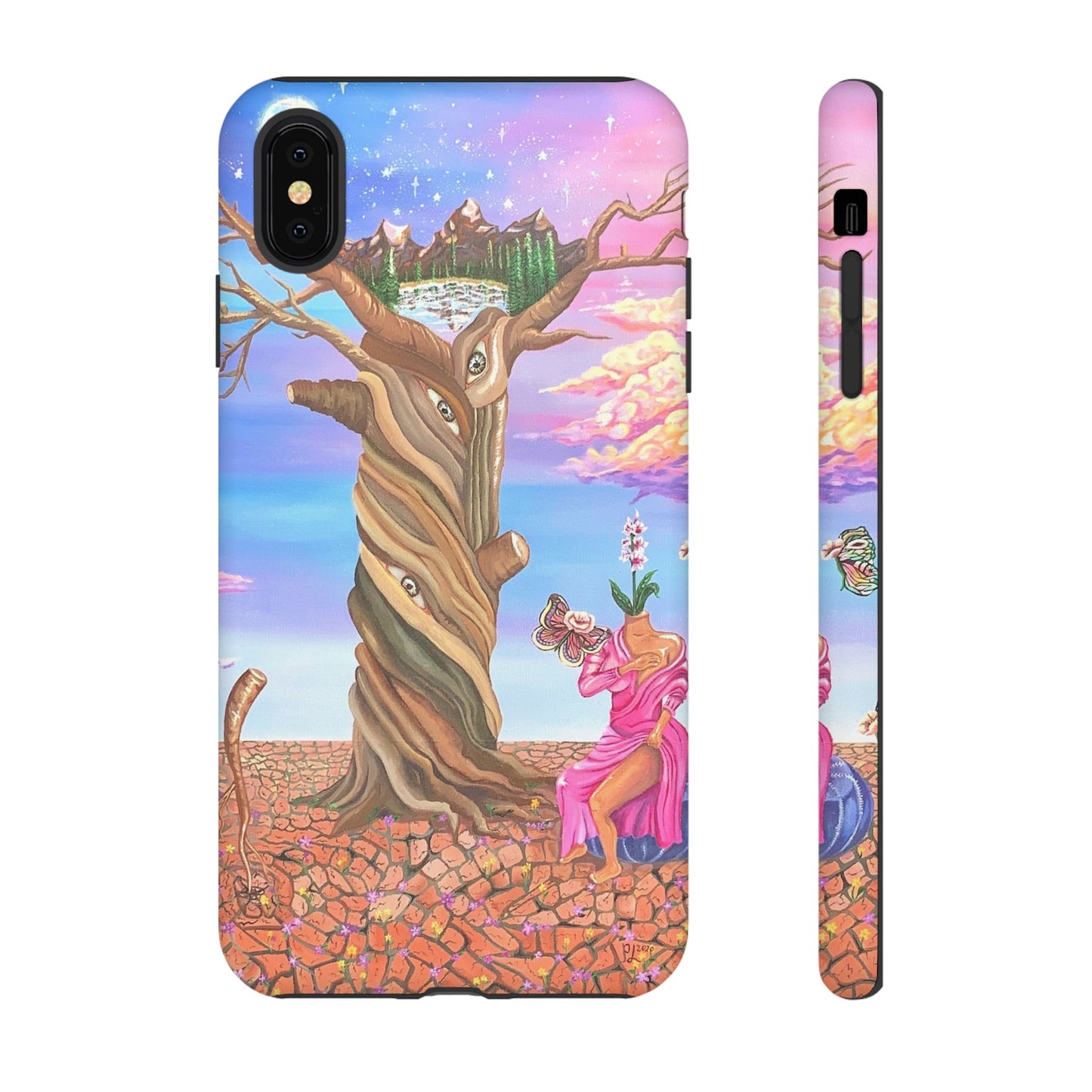 "The Ground Crumbles Underneath Me" Phone Case
