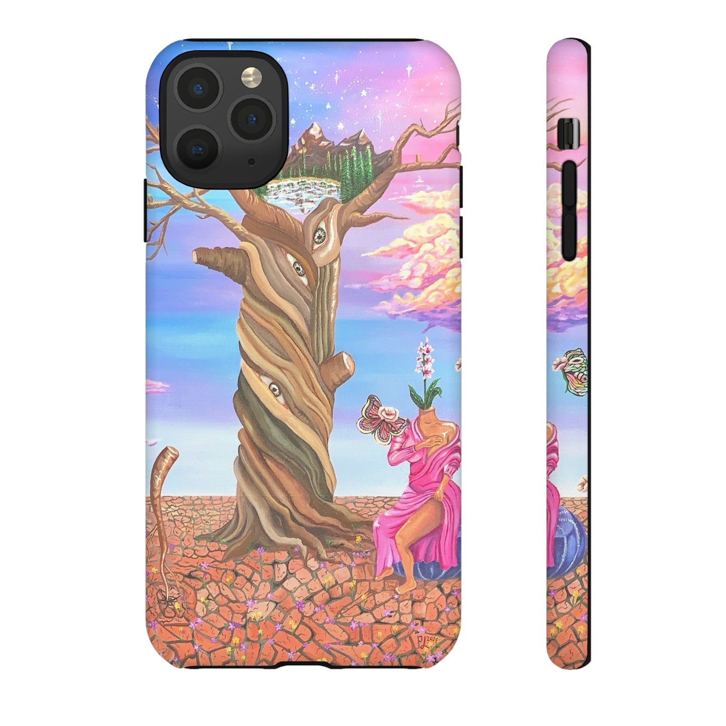 "The Ground Crumbles Underneath Me" Phone Case