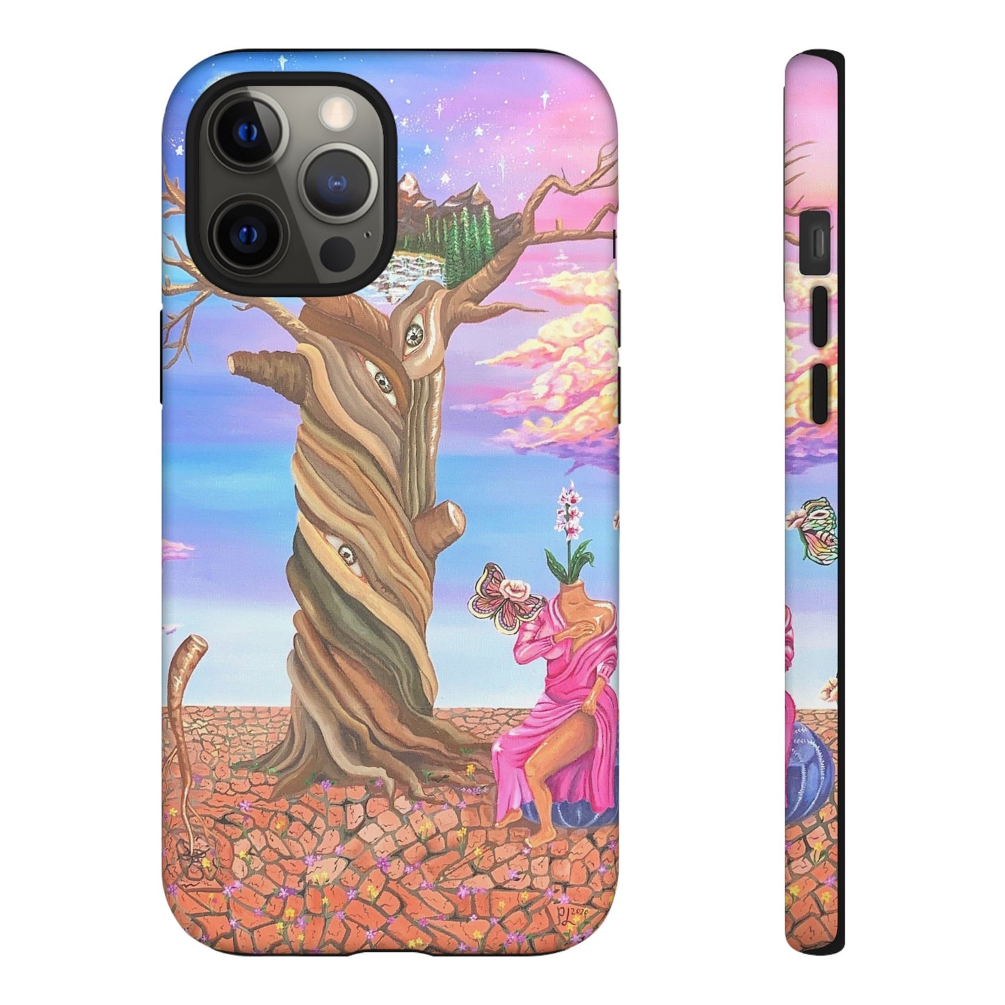 "The Ground Crumbles Underneath Me" Phone Case