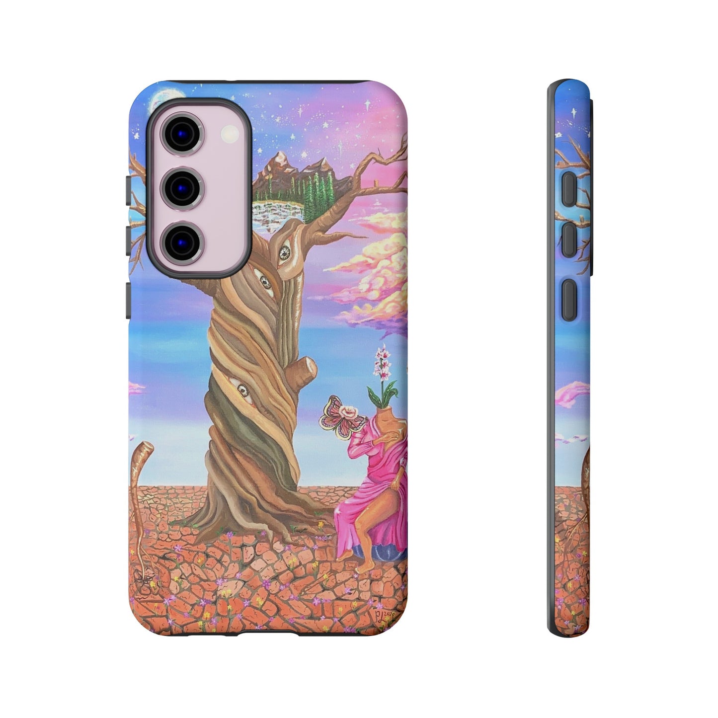 "The Ground Crumbles Underneath Me" Phone Case
