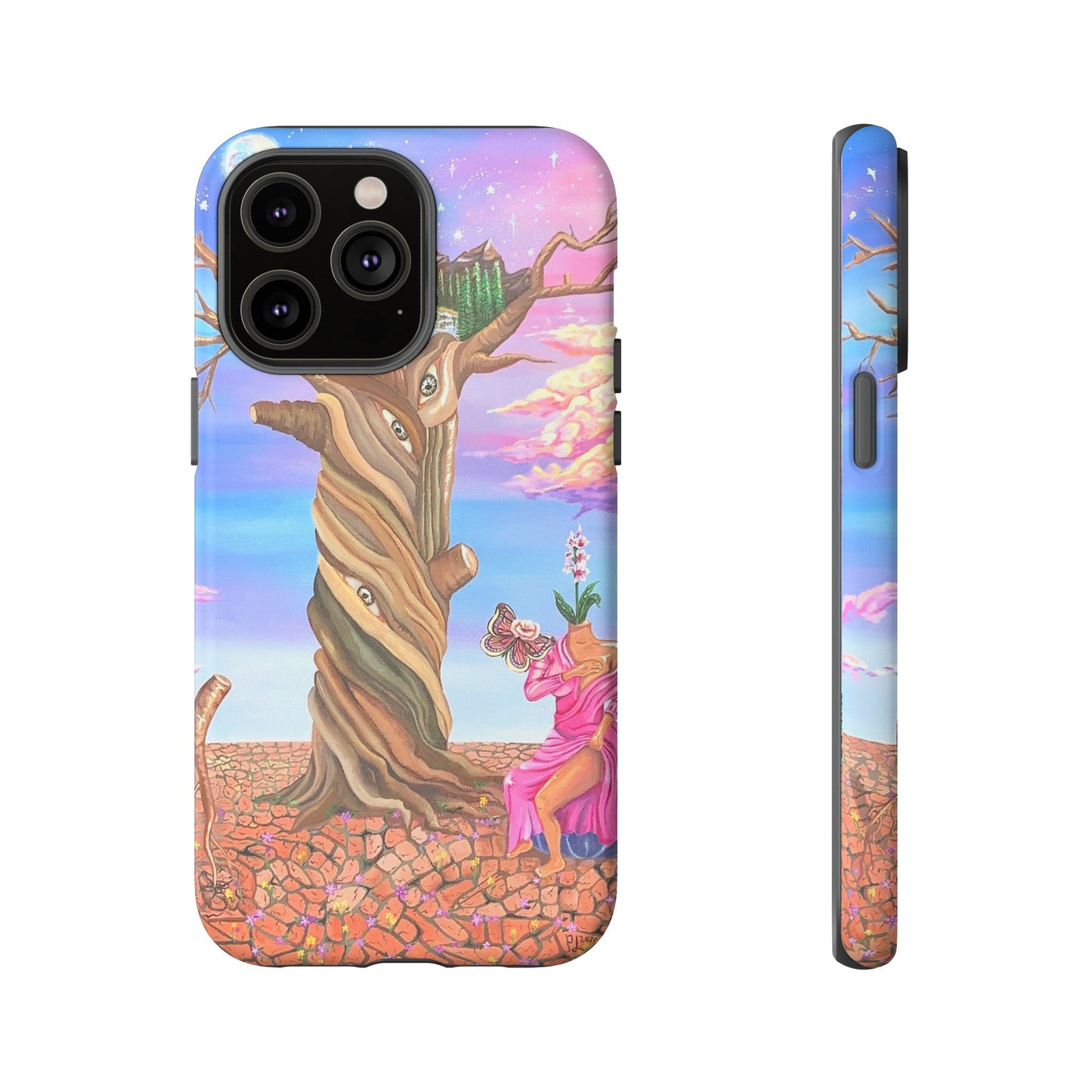 "The Ground Crumbles Underneath Me" Phone Case