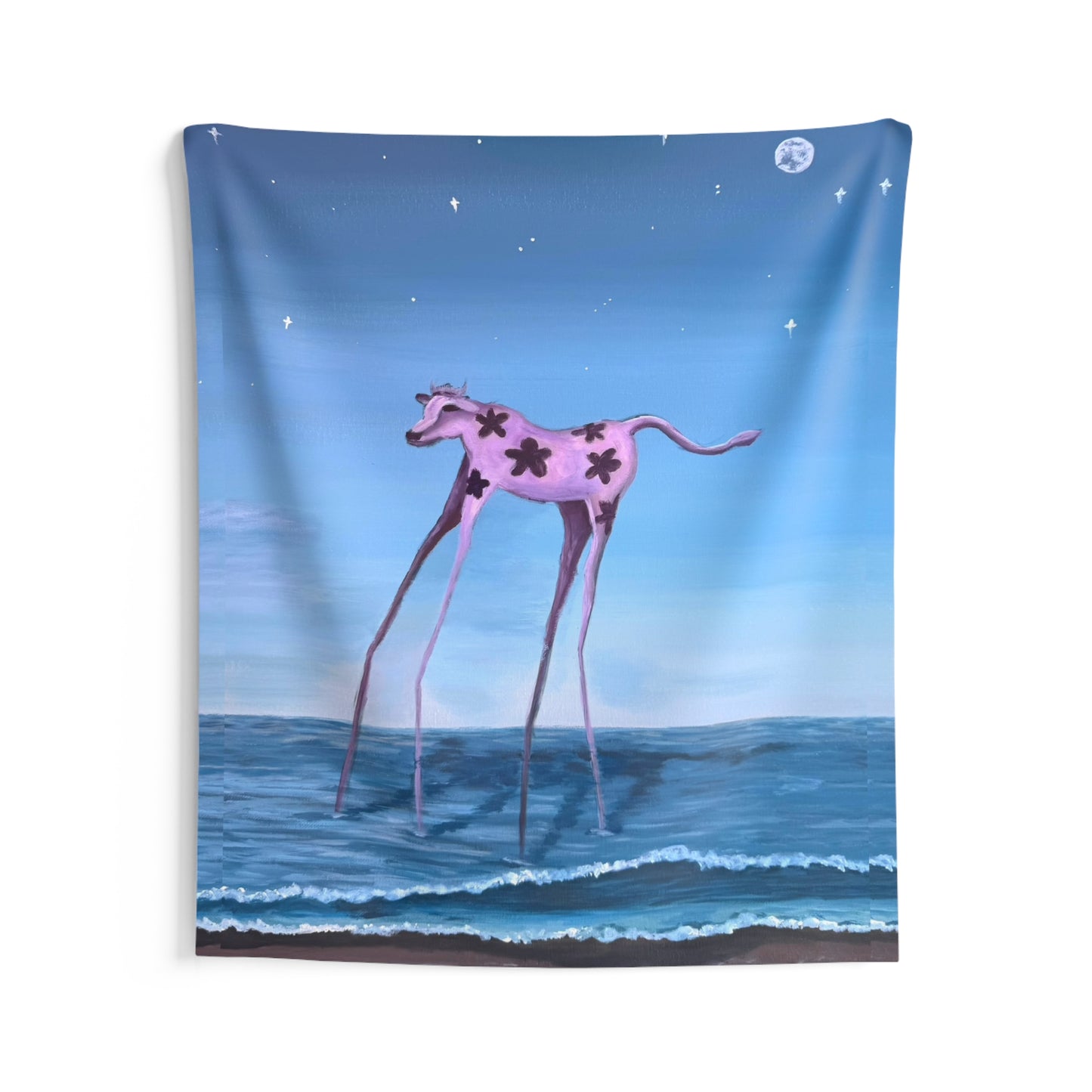 "Vaquita en la Noche" Tapestry