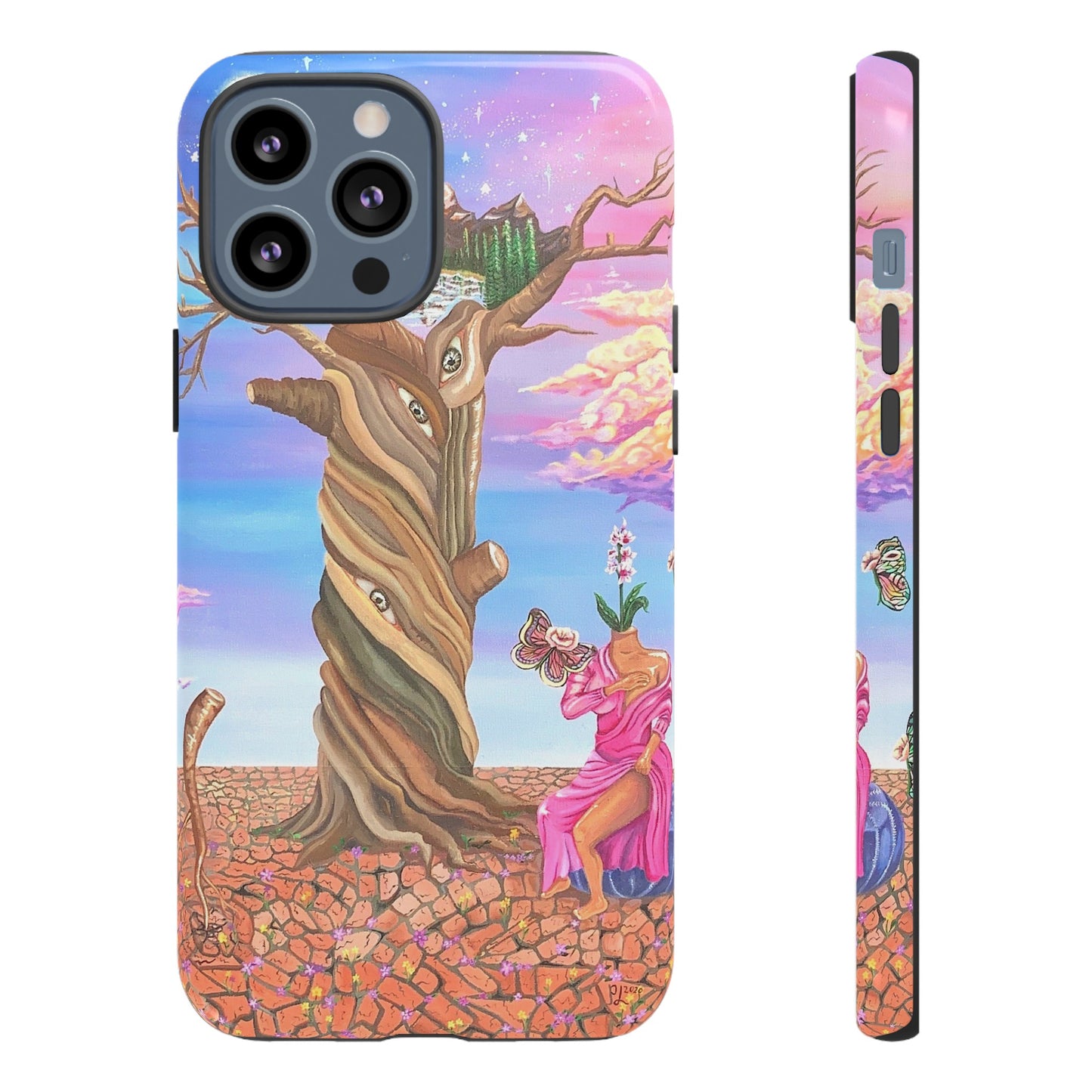 "The Ground Crumbles Underneath Me" Phone Case