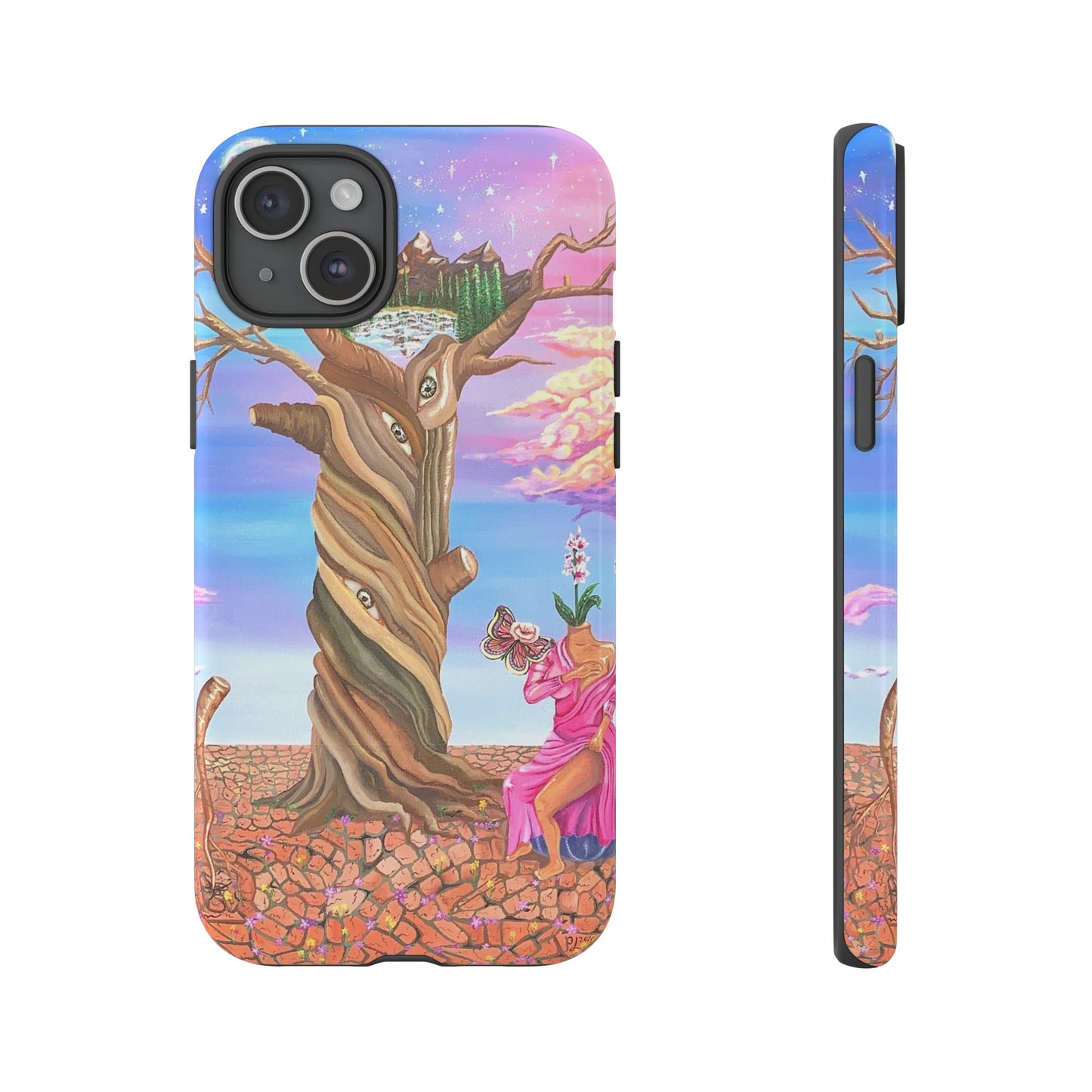 "The Ground Crumbles Underneath Me" Phone Case