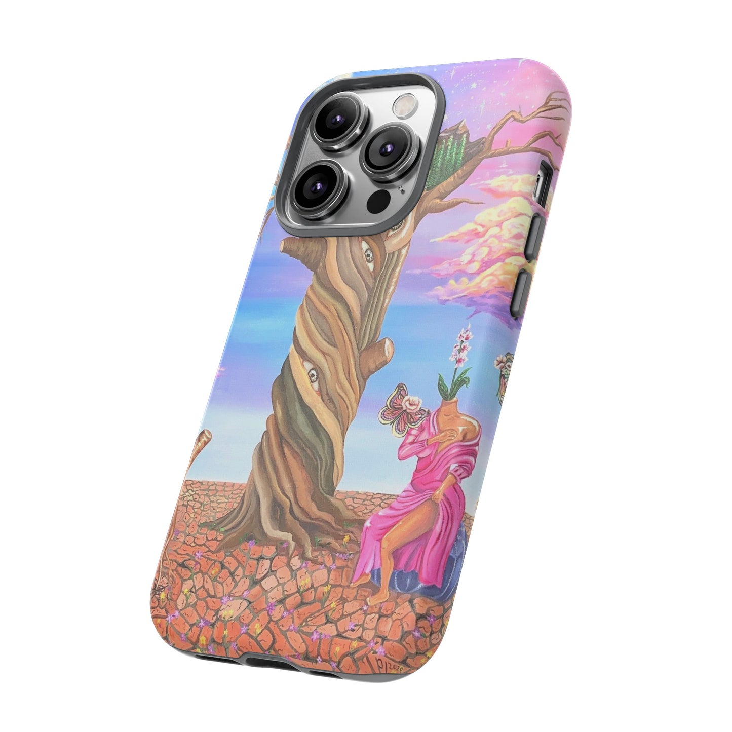 "The Ground Crumbles Underneath Me" Phone Case