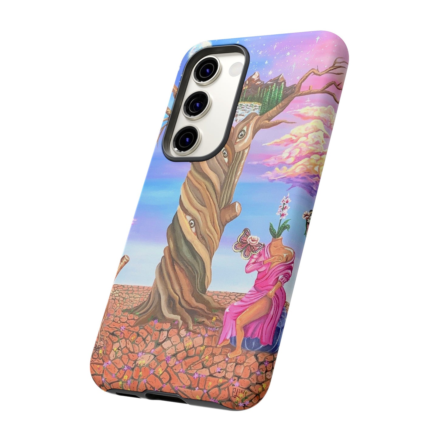 "The Ground Crumbles Underneath Me" Phone Case