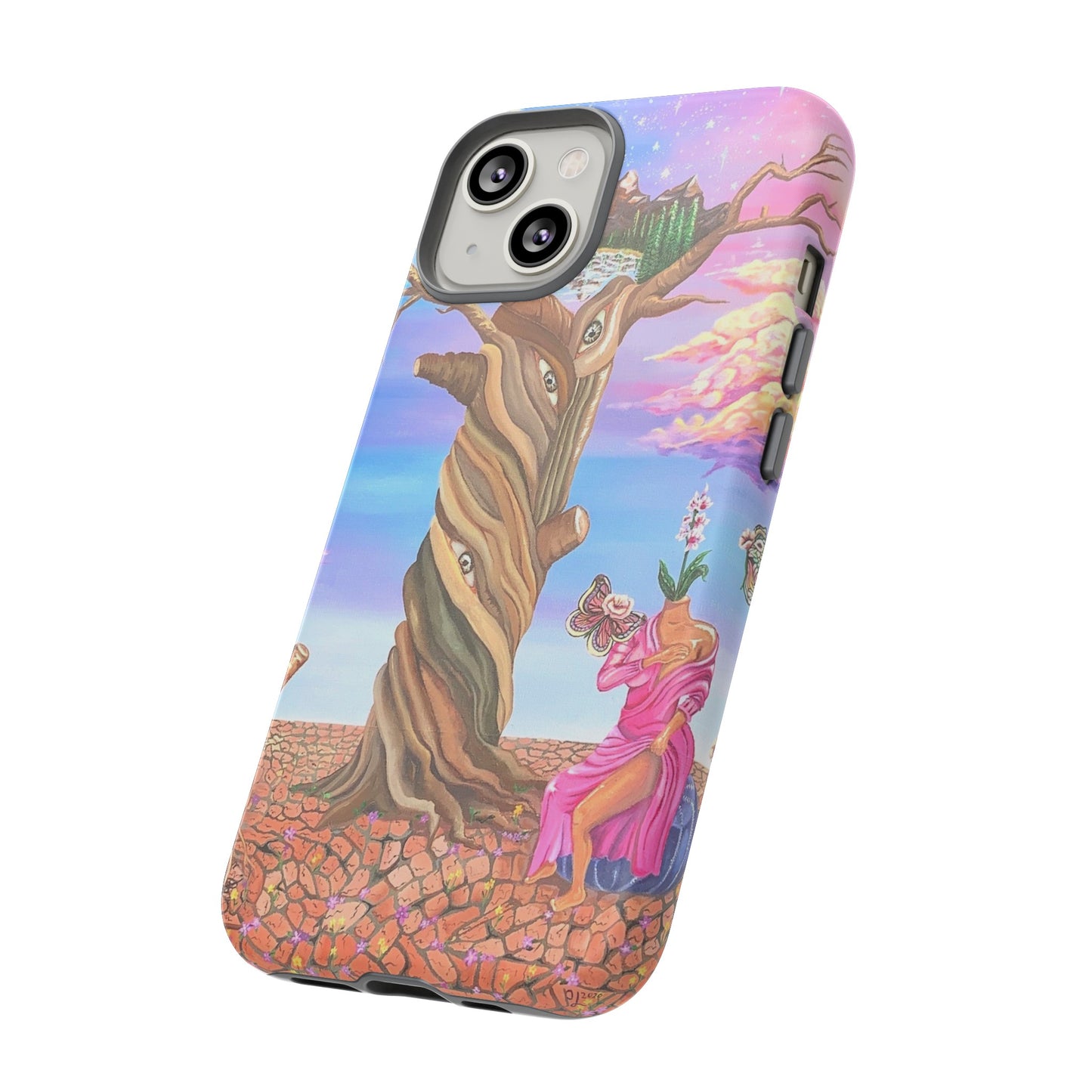 "The Ground Crumbles Underneath Me" Phone Case