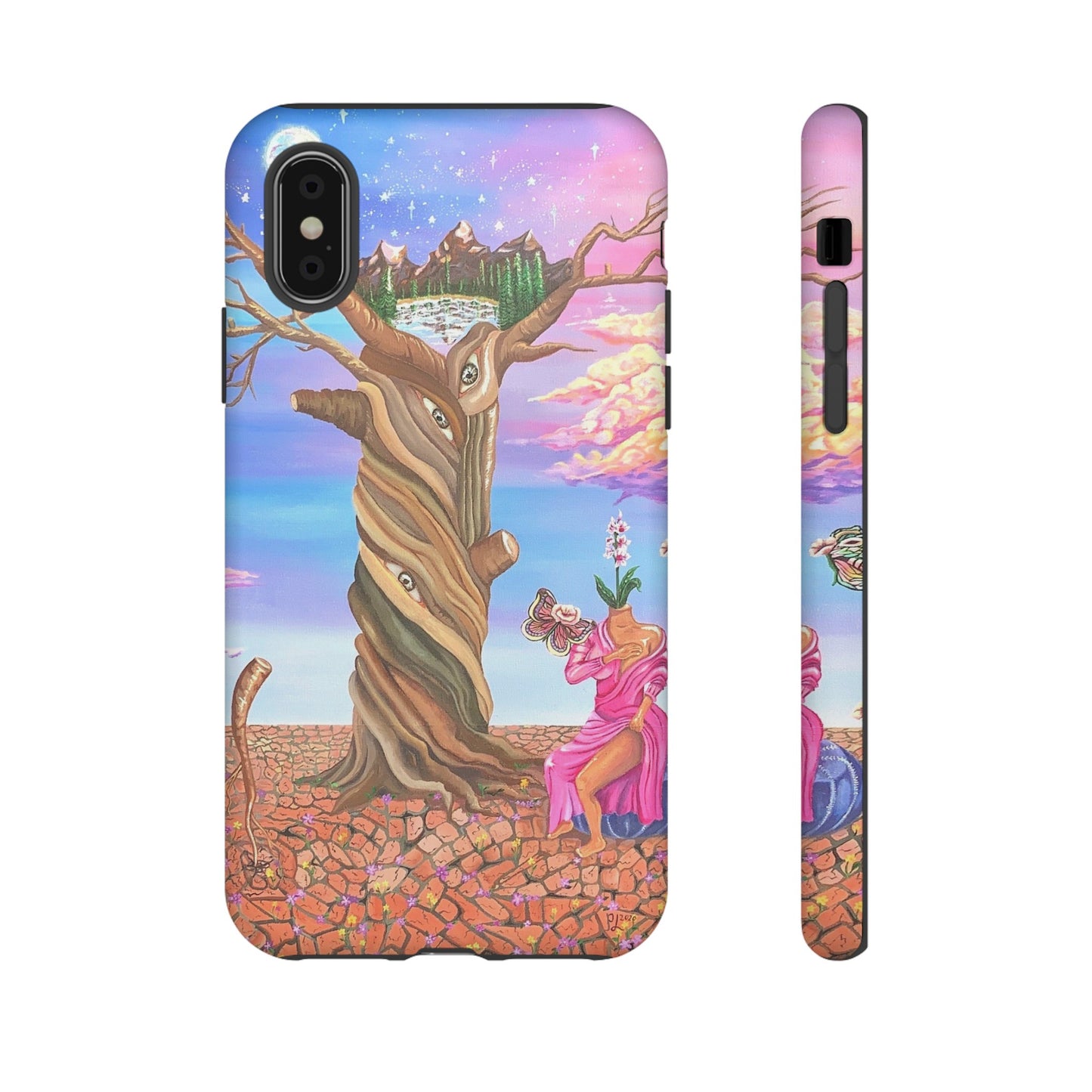 "The Ground Crumbles Underneath Me" Phone Case
