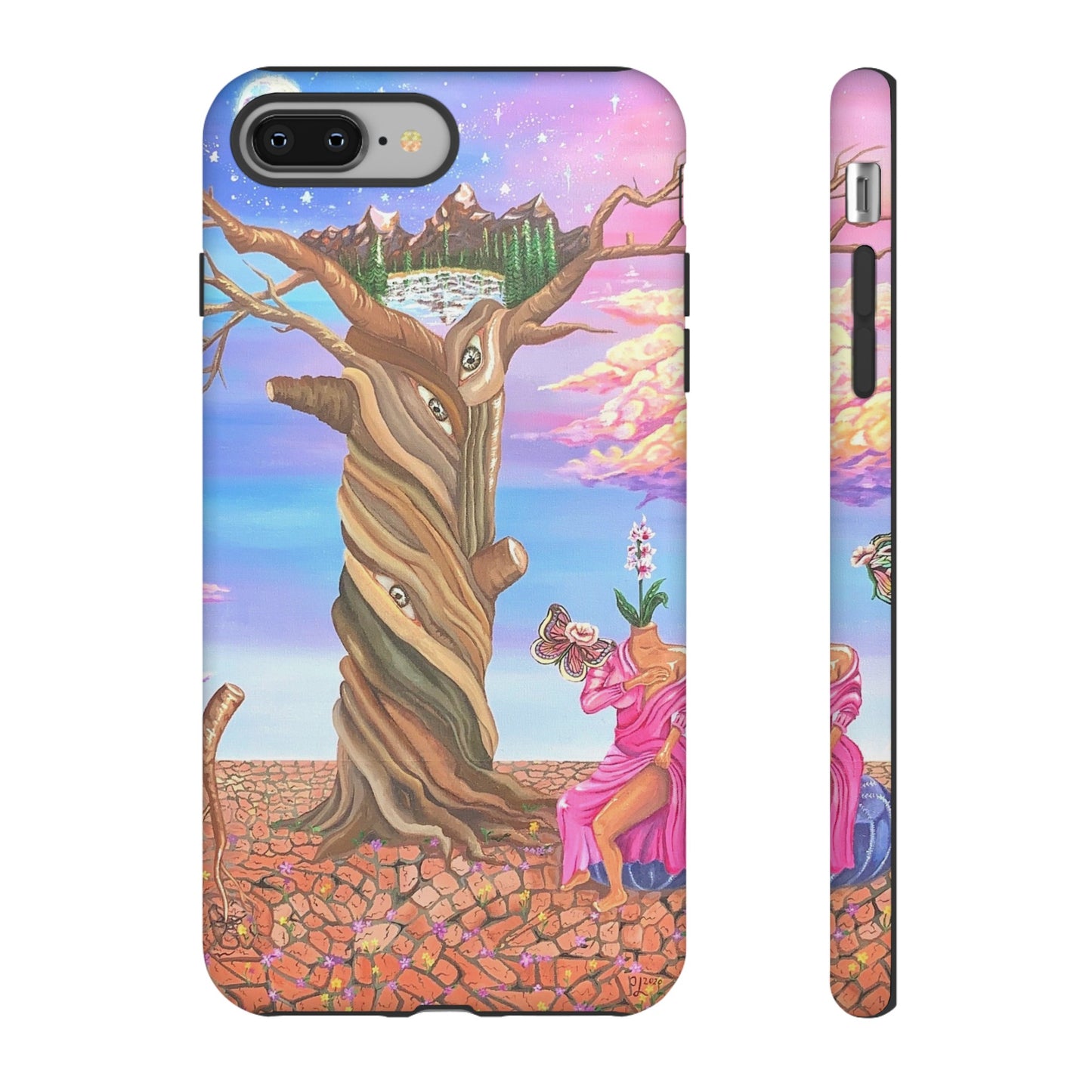 "The Ground Crumbles Underneath Me" Phone Case