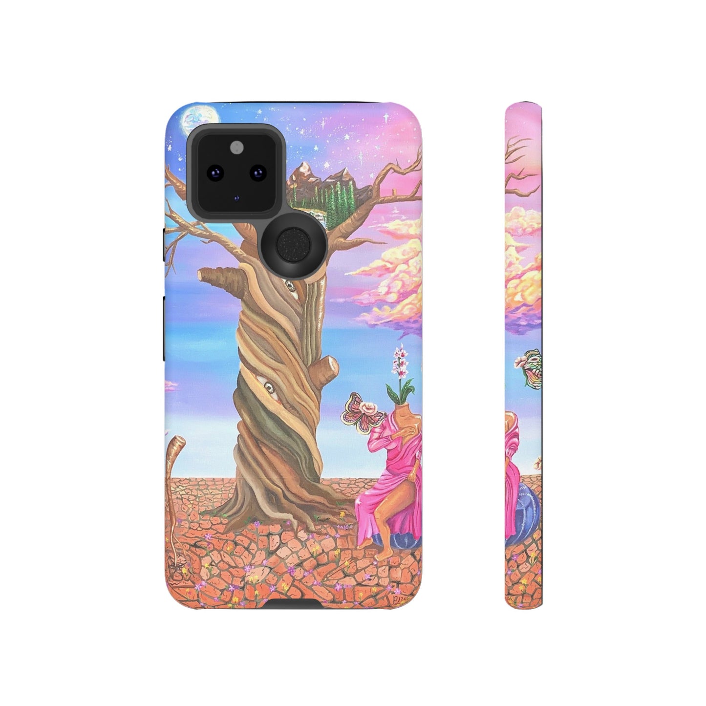"The Ground Crumbles Underneath Me" Phone Case