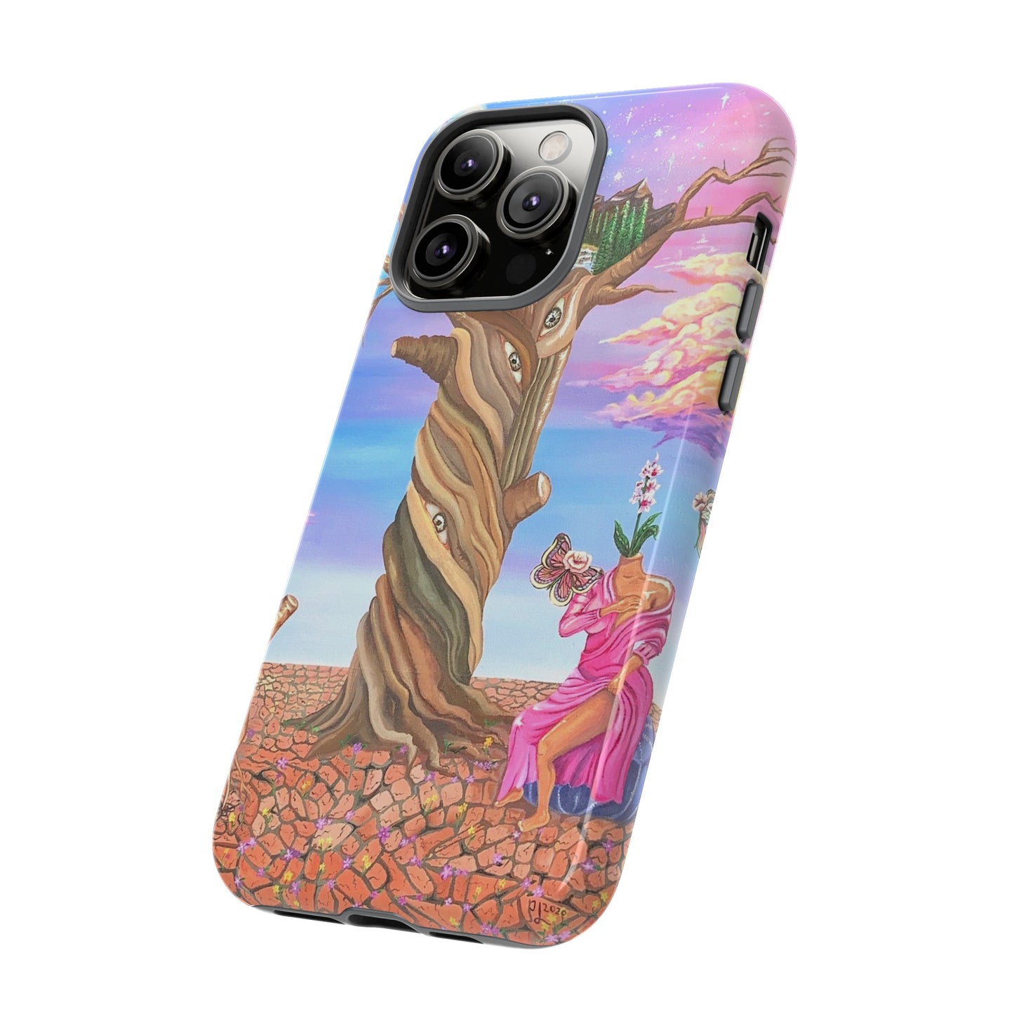 "The Ground Crumbles Underneath Me" Phone Case