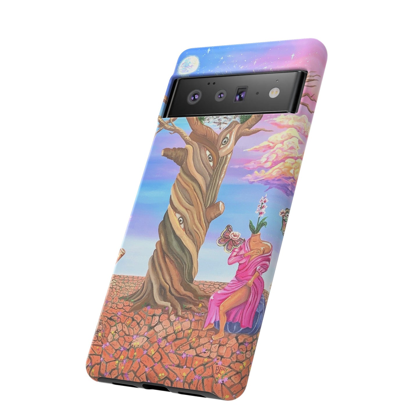 "The Ground Crumbles Underneath Me" Phone Case
