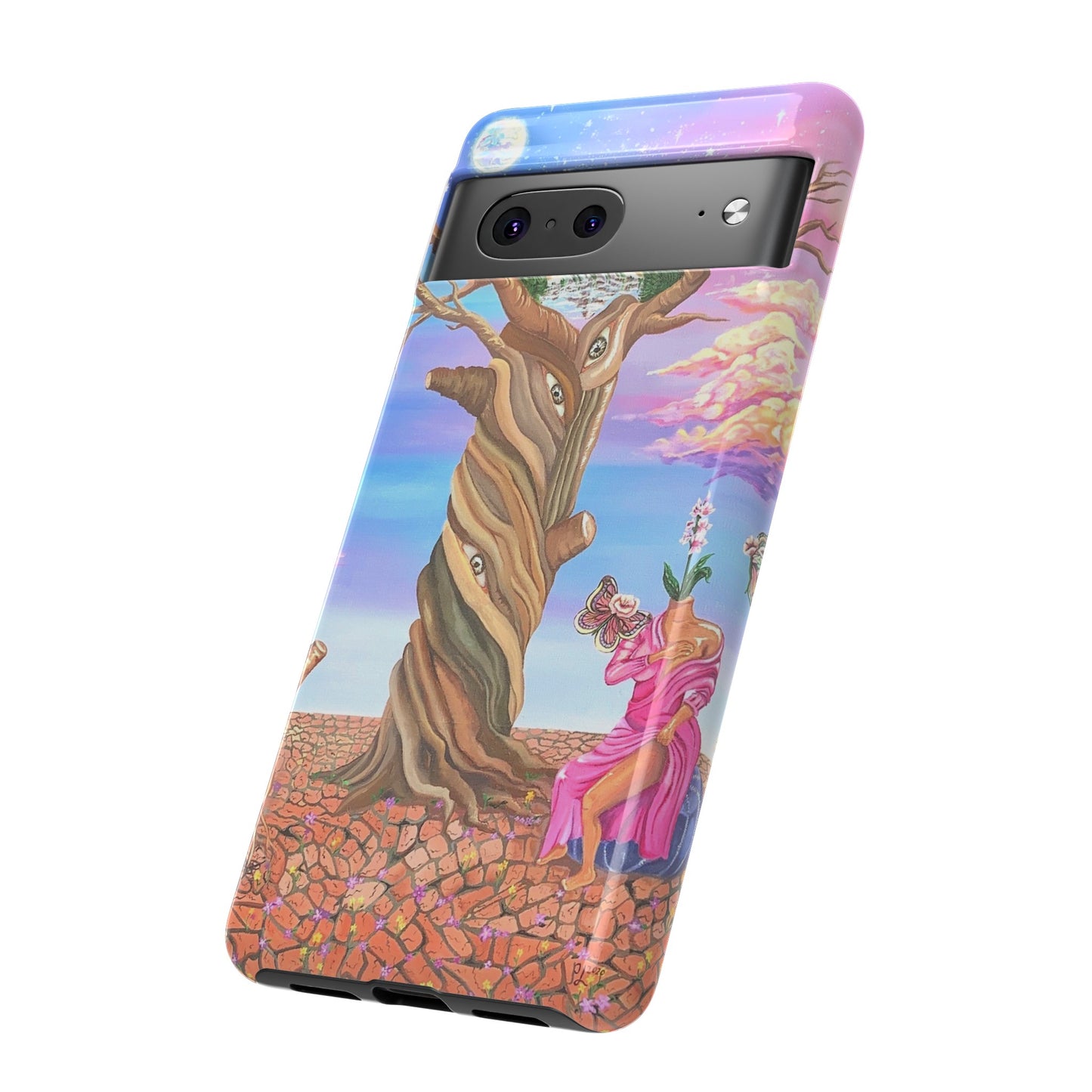 "The Ground Crumbles Underneath Me" Phone Case