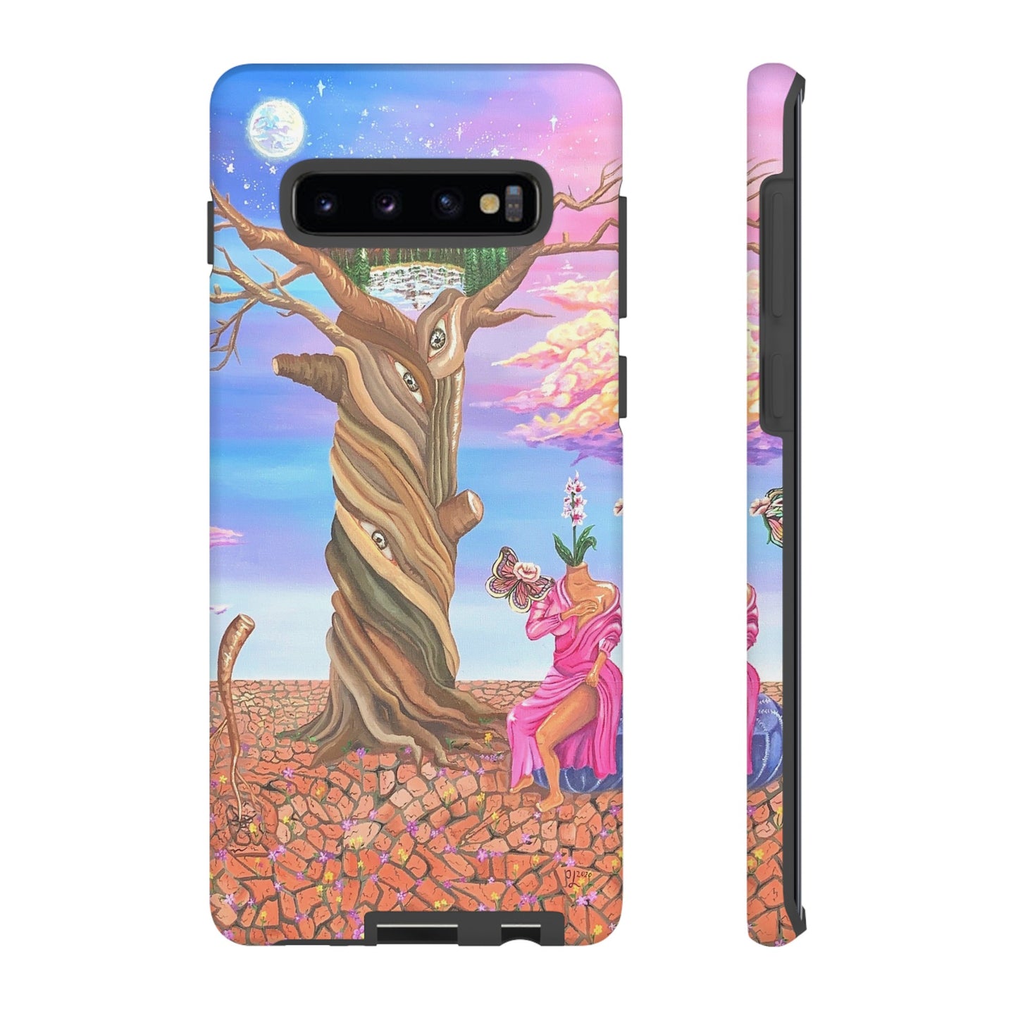 "The Ground Crumbles Underneath Me" Phone Case