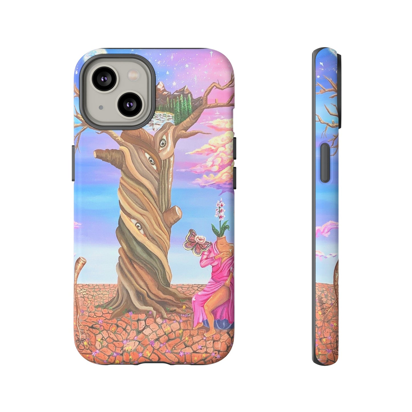 "The Ground Crumbles Underneath Me" Phone Case