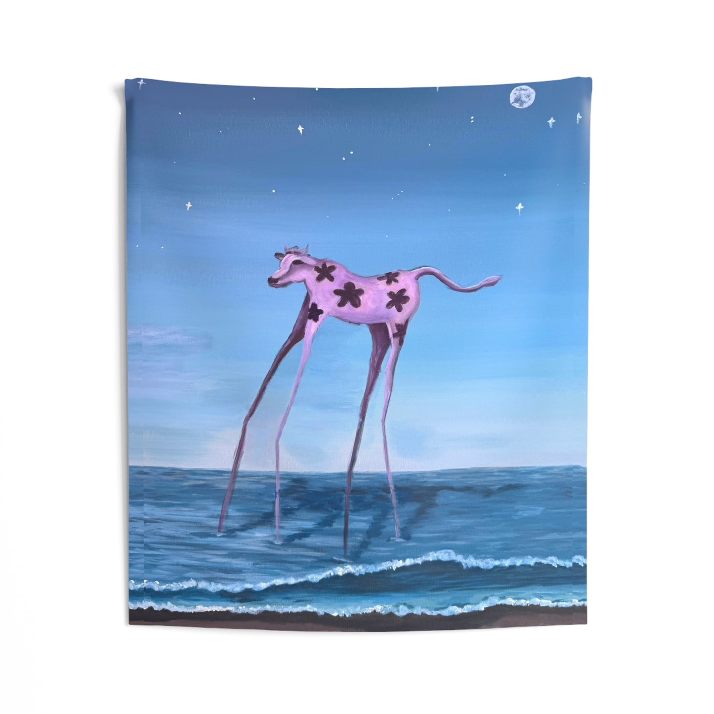 "Vaquita en la Noche" Tapestry