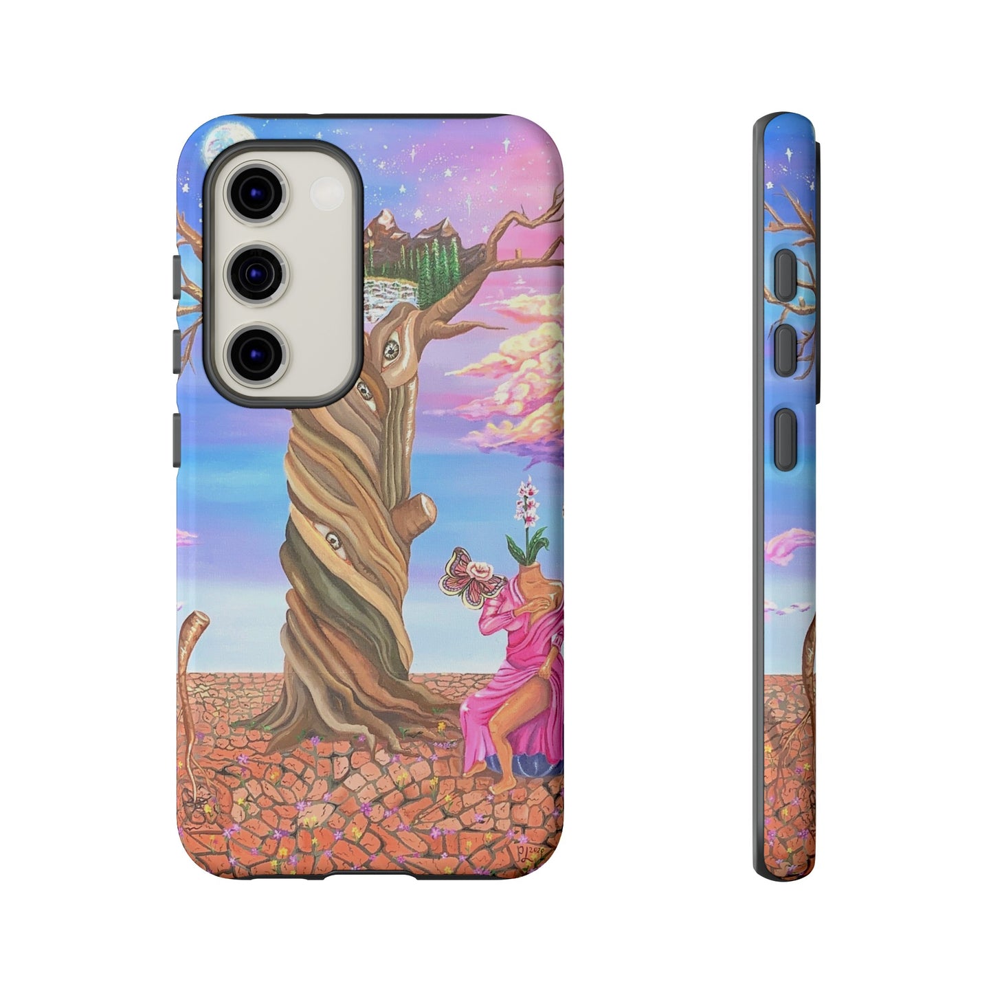 "The Ground Crumbles Underneath Me" Phone Case
