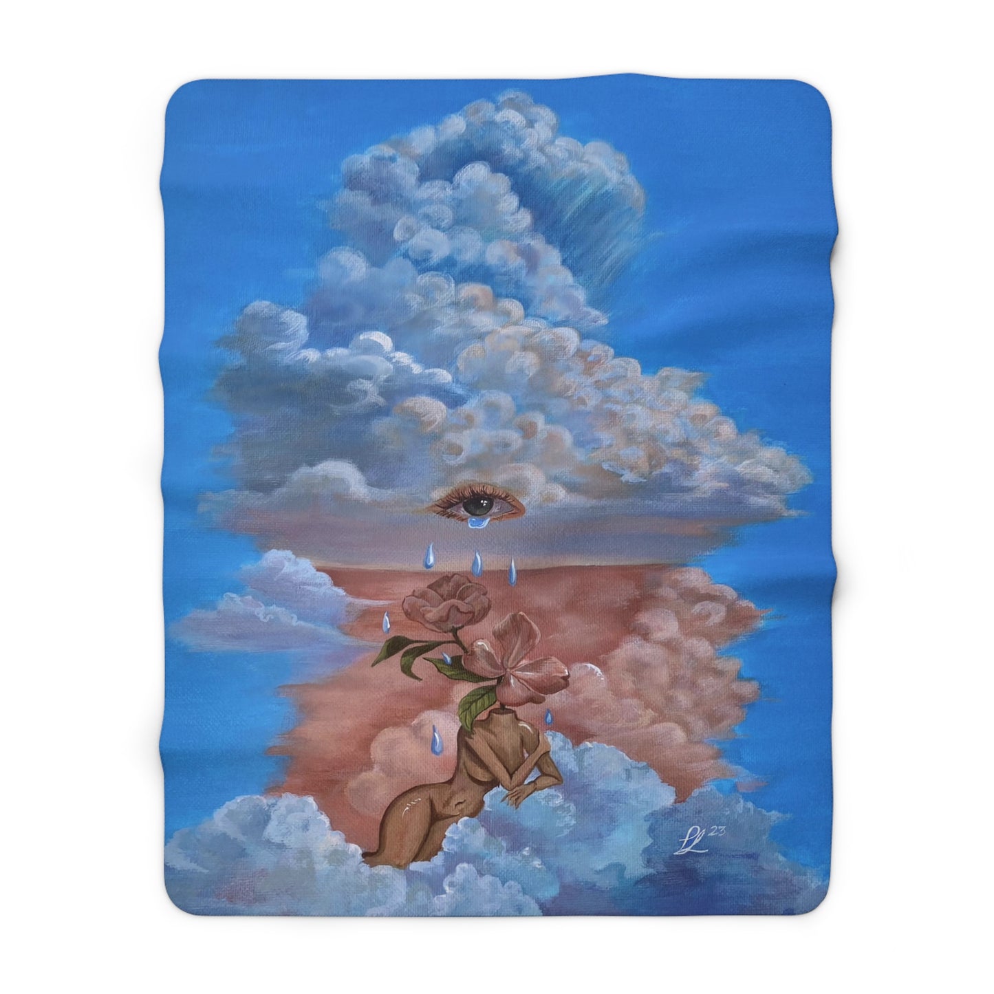 "LLorar y LLorar" Fleece Blanket