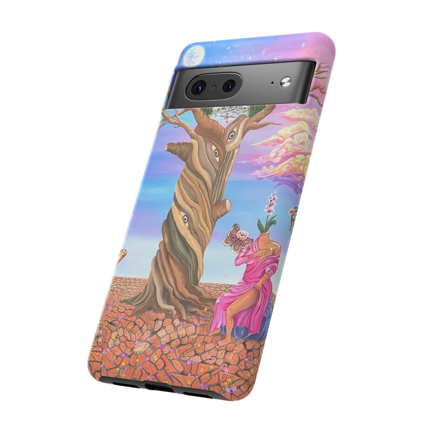 "The Ground Crumbles Underneath Me" Phone Case