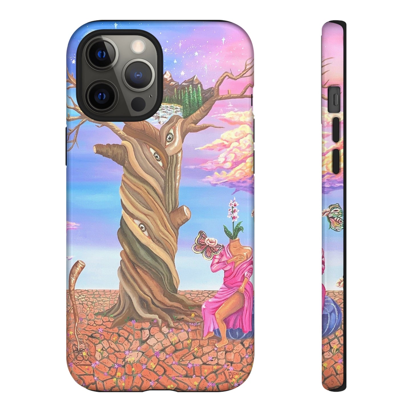 "The Ground Crumbles Underneath Me" Phone Case