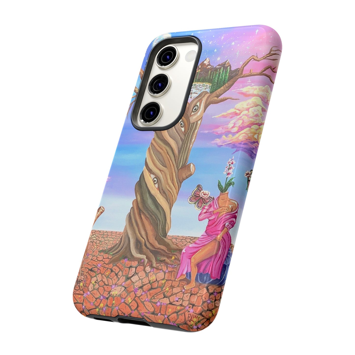 "The Ground Crumbles Underneath Me" Phone Case