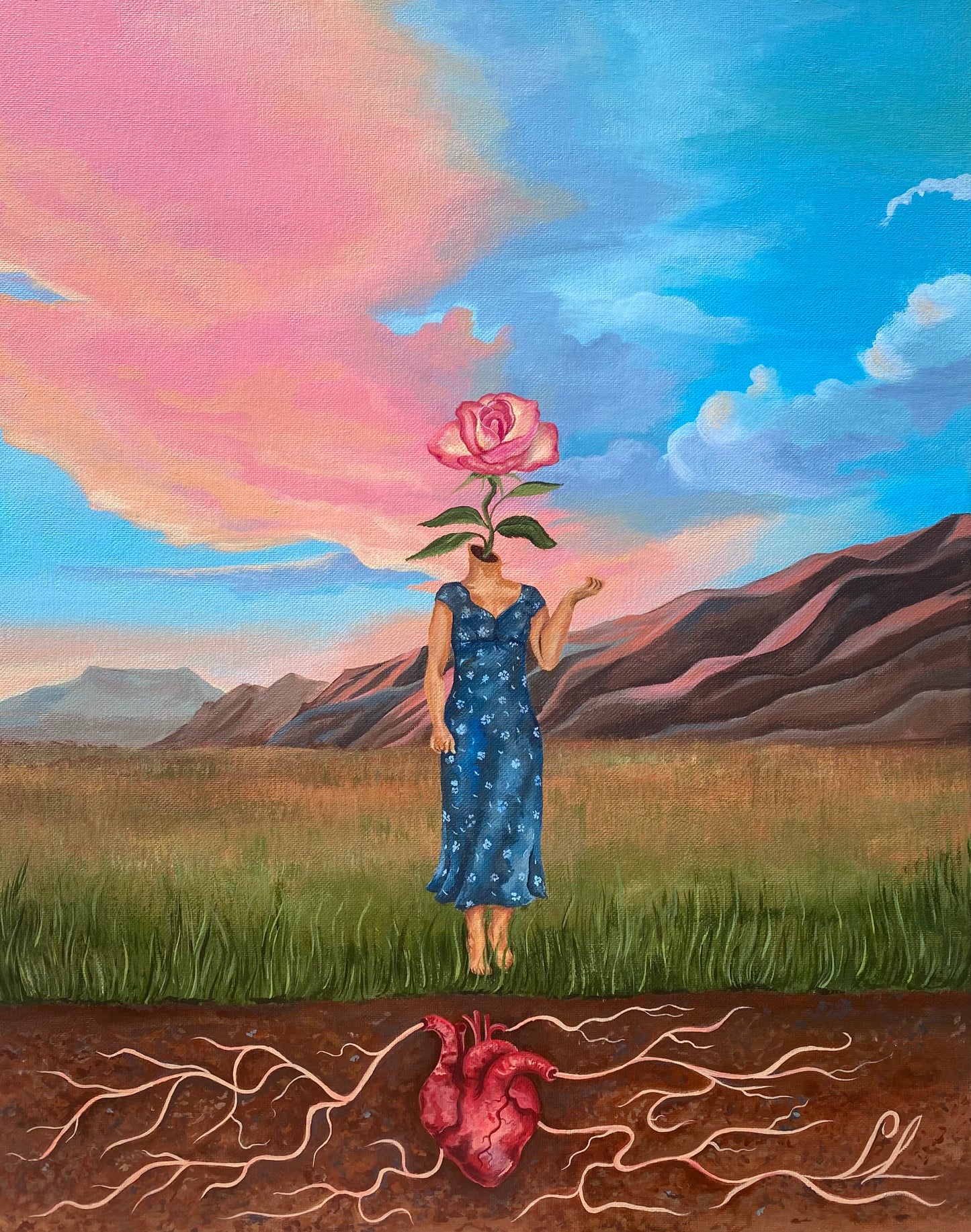 "Primavera" 16x20" Original Acrylic Painting