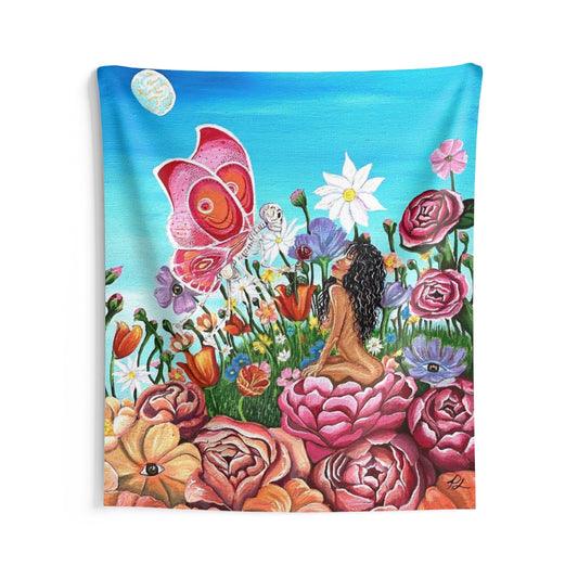 “With Death Comes Rebirth” Tapestry