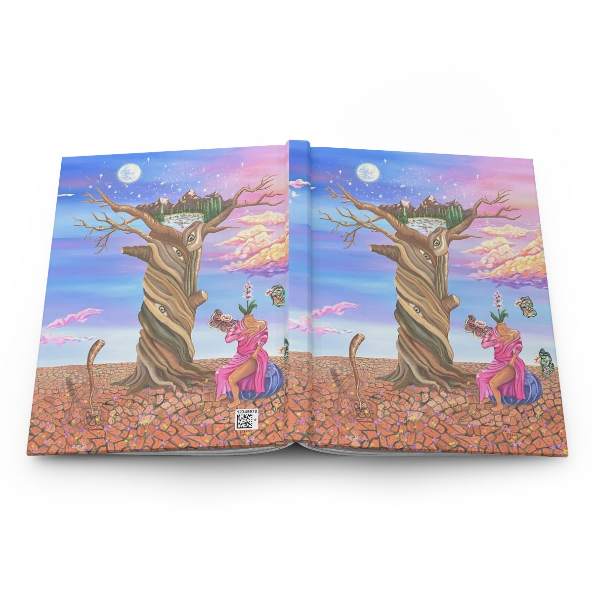 "The Ground Crumbles Underneath Me" Hardcover Journal 75 Pages