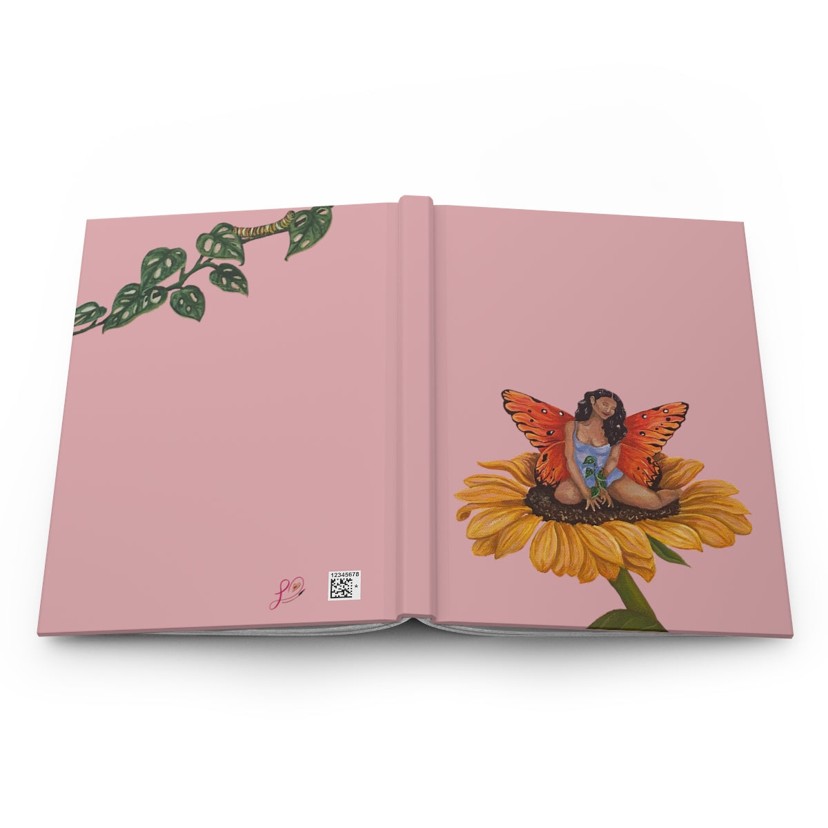 Butterfly Girl on Sunflower-Journal