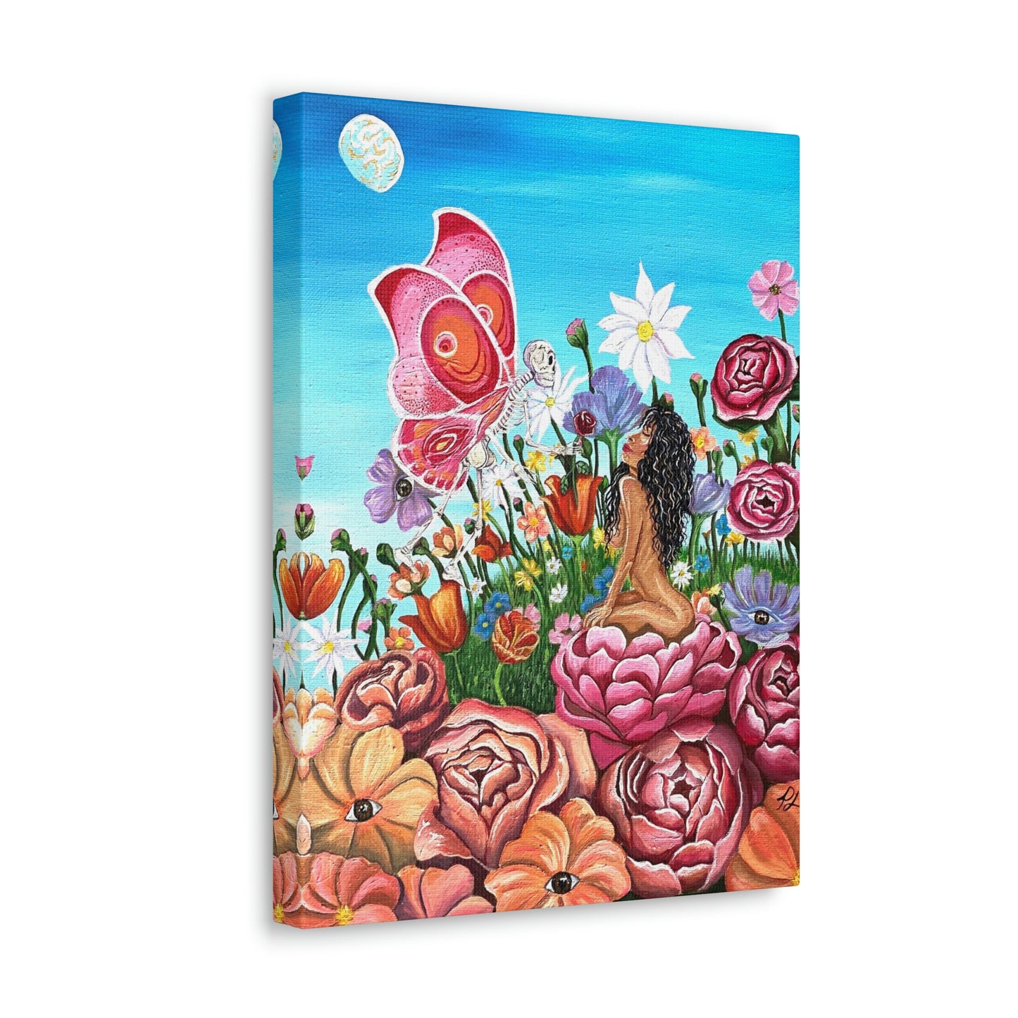 "With Death comes Rebirth" Canvas Print