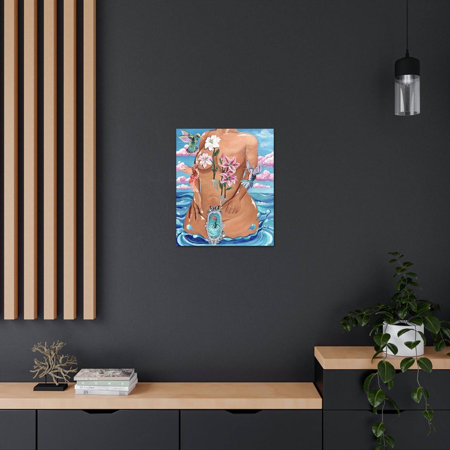 "Garden Inside Me" Canvas Print