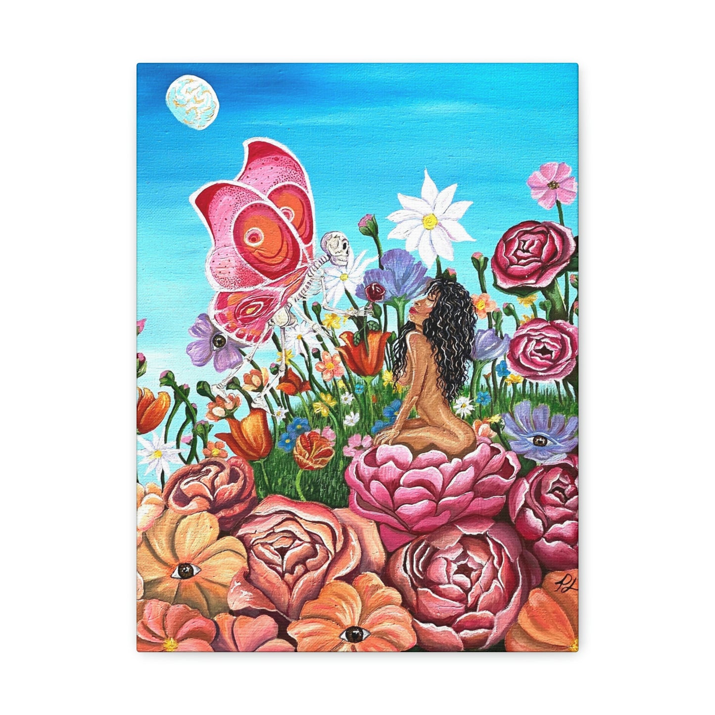 "With Death comes Rebirth" Canvas Print