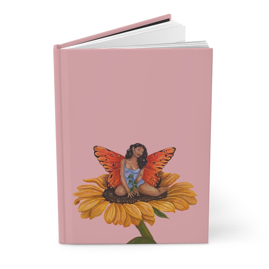 Butterfly Girl on Sunflower-Journal