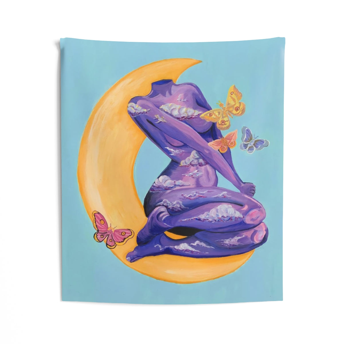 "Woman at Night" Tapestry