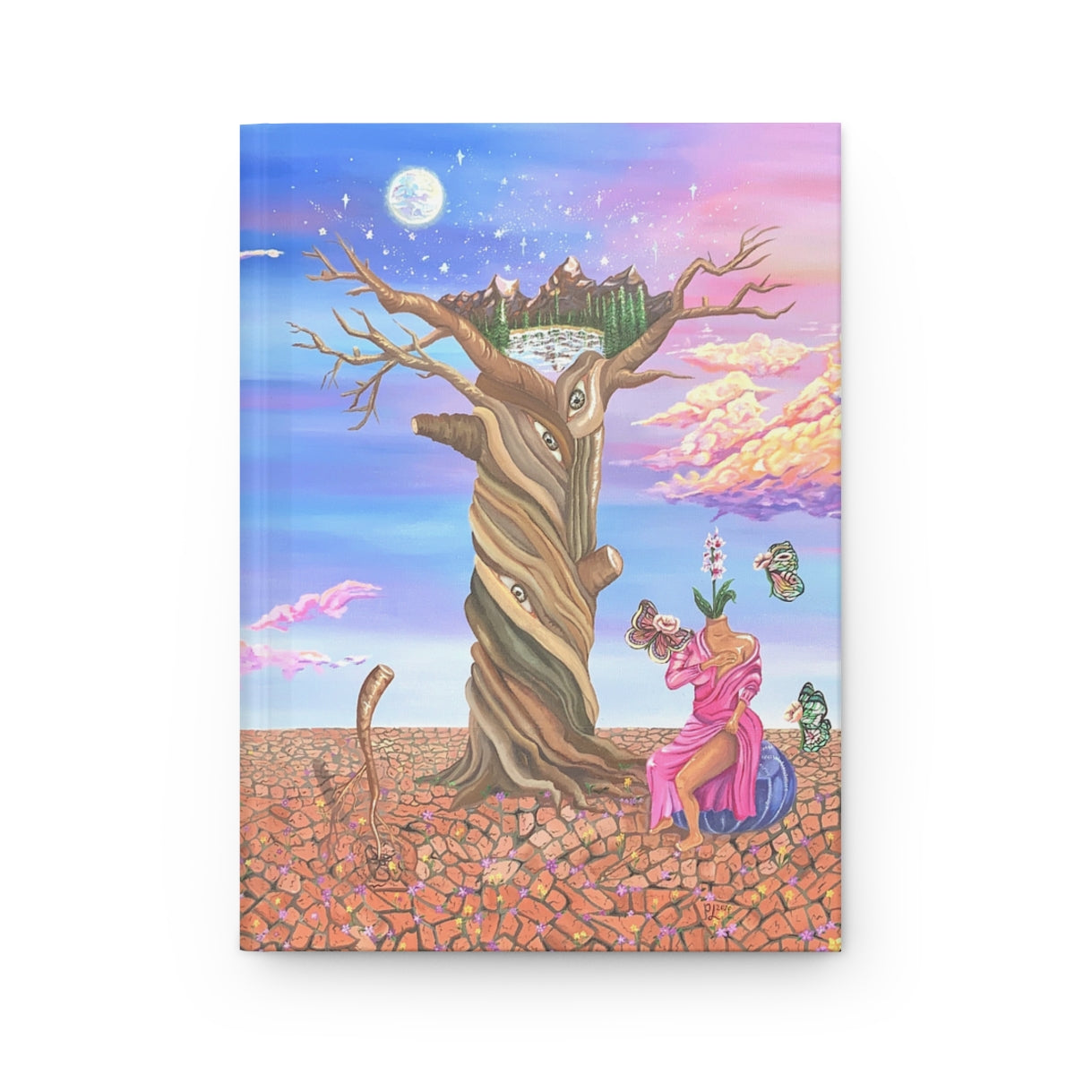 "The Ground Crumbles Underneath Me" Hardcover Journal 75 Pages