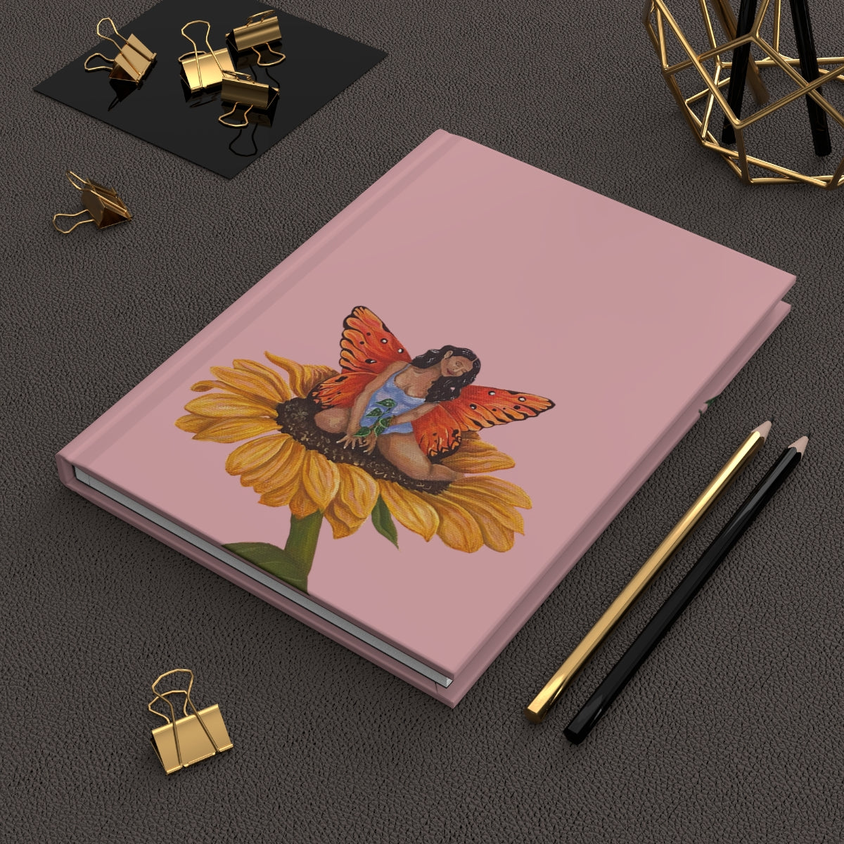 Butterfly Girl on Sunflower-Journal