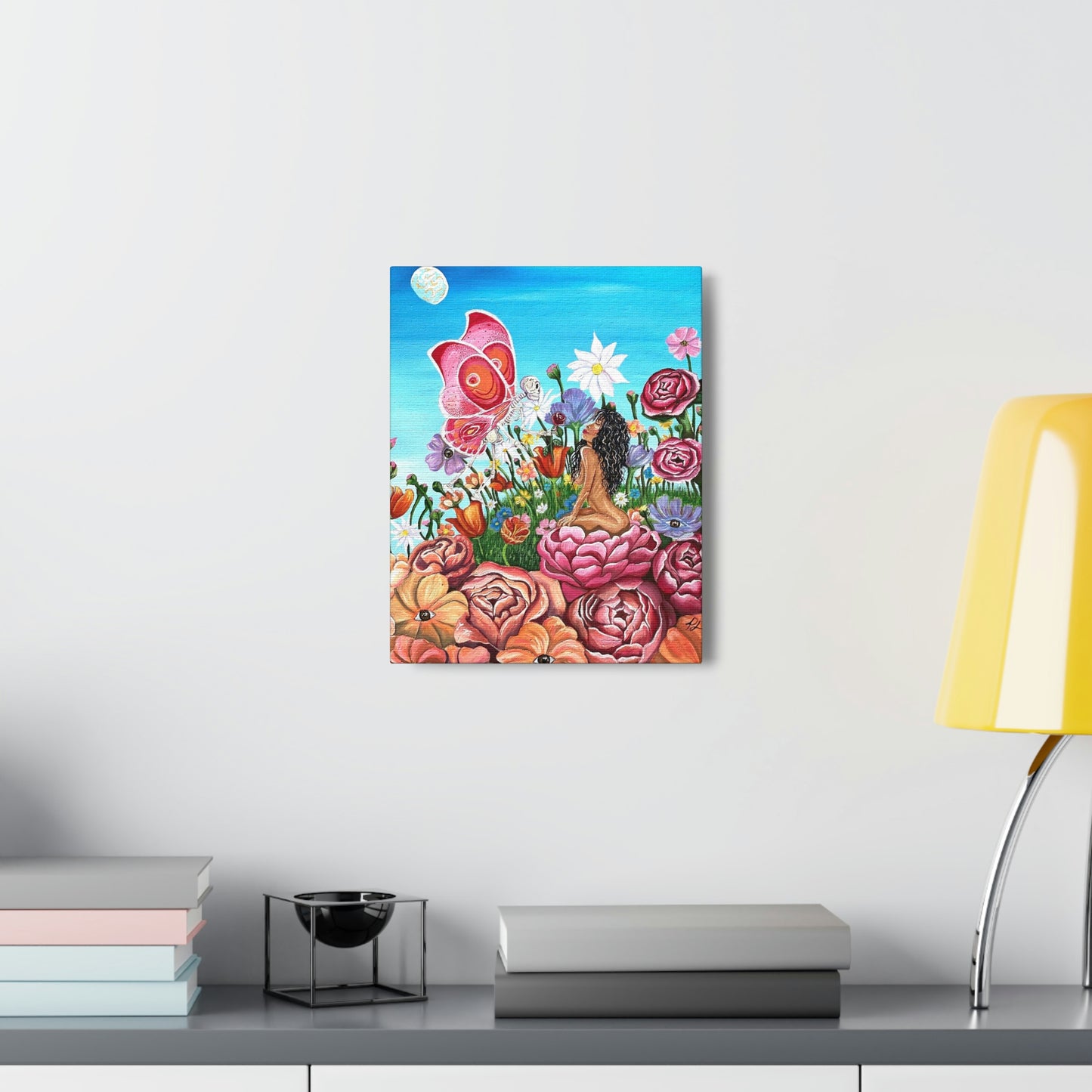 "With Death comes Rebirth" Canvas Print
