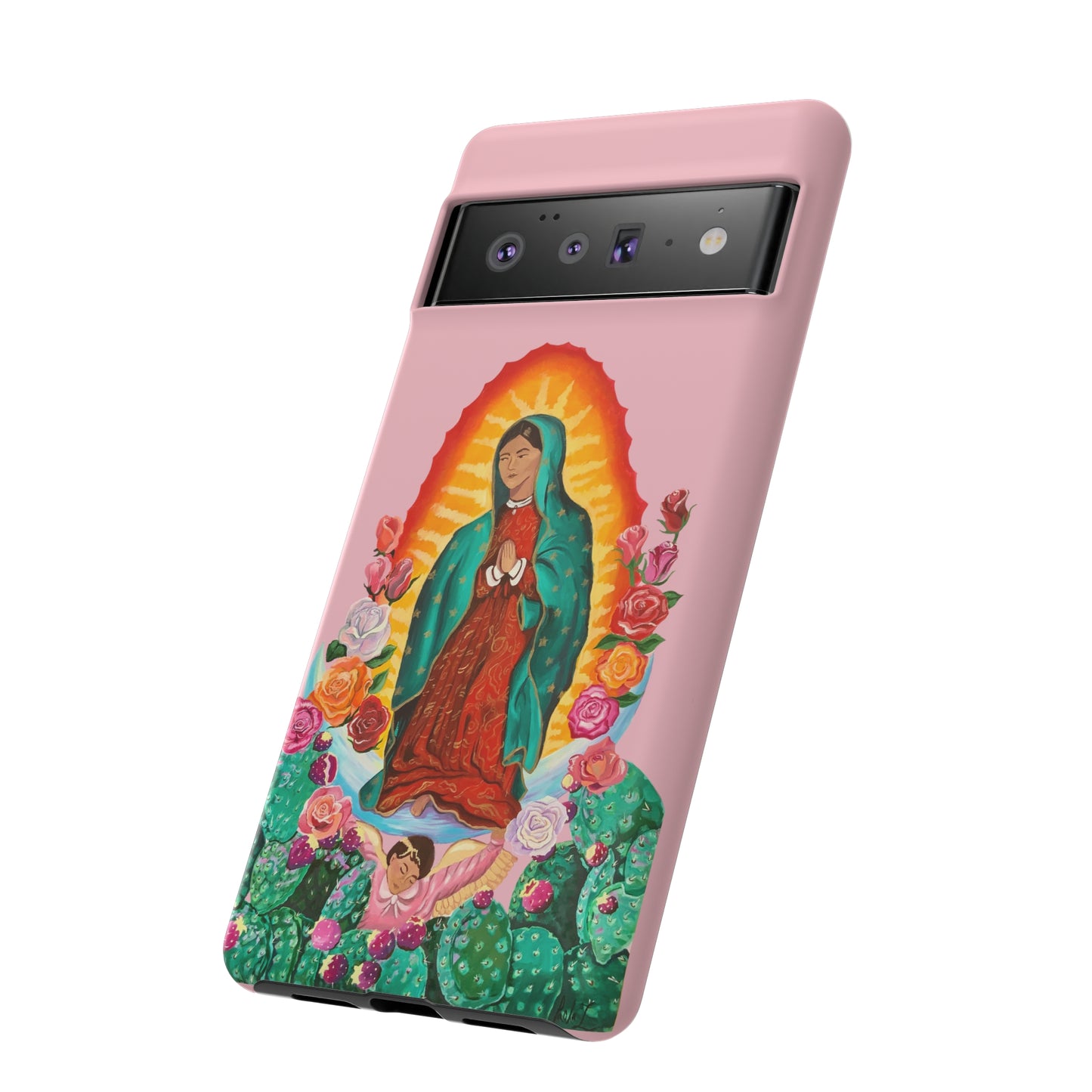 "La Morenita" Phone Case in Pink