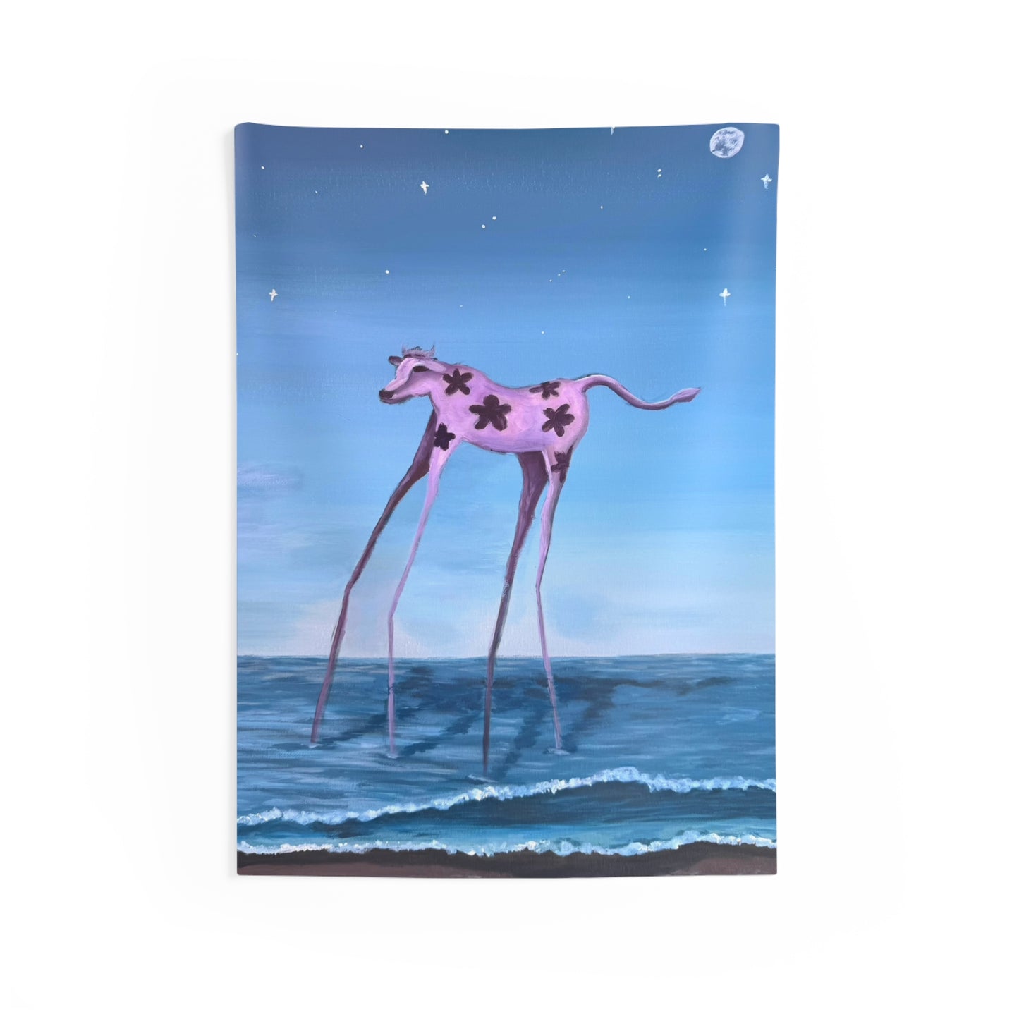 "Vaquita en la Noche" Tapestry