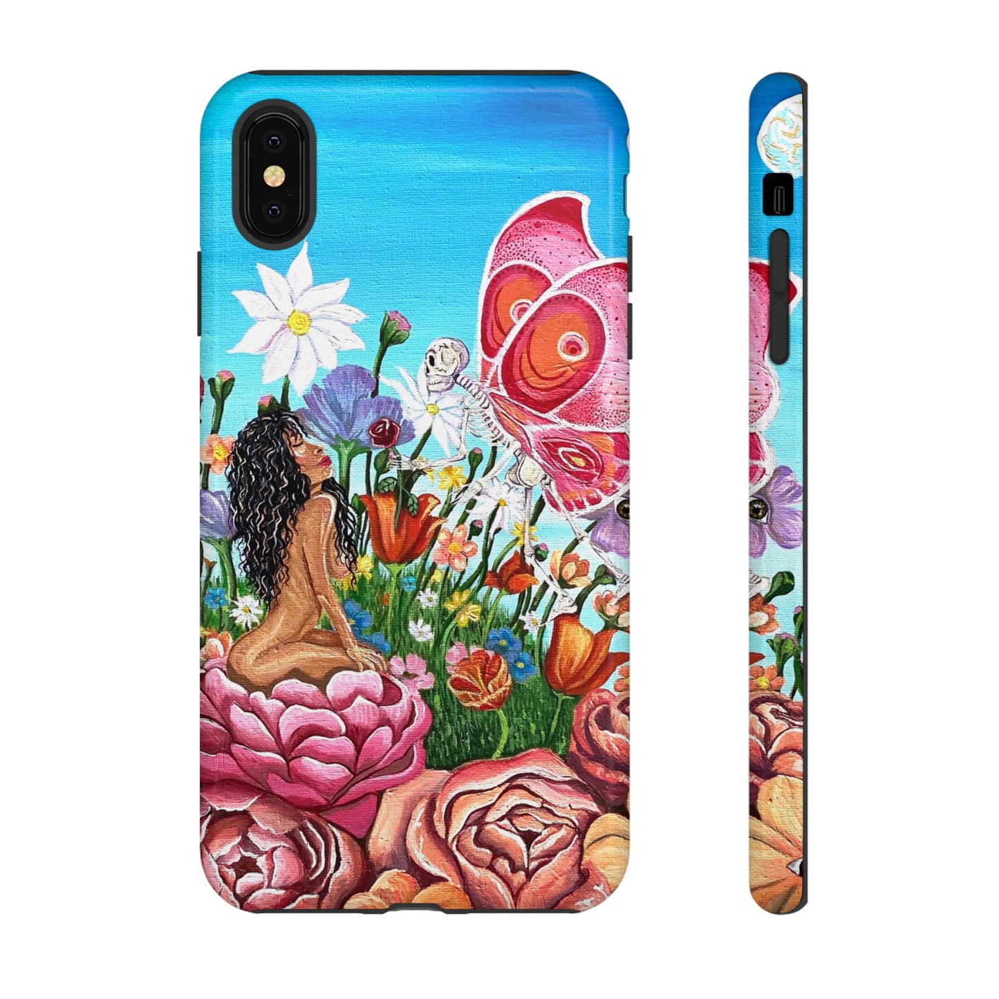 "With Death Comes Rebirth" Phone Case