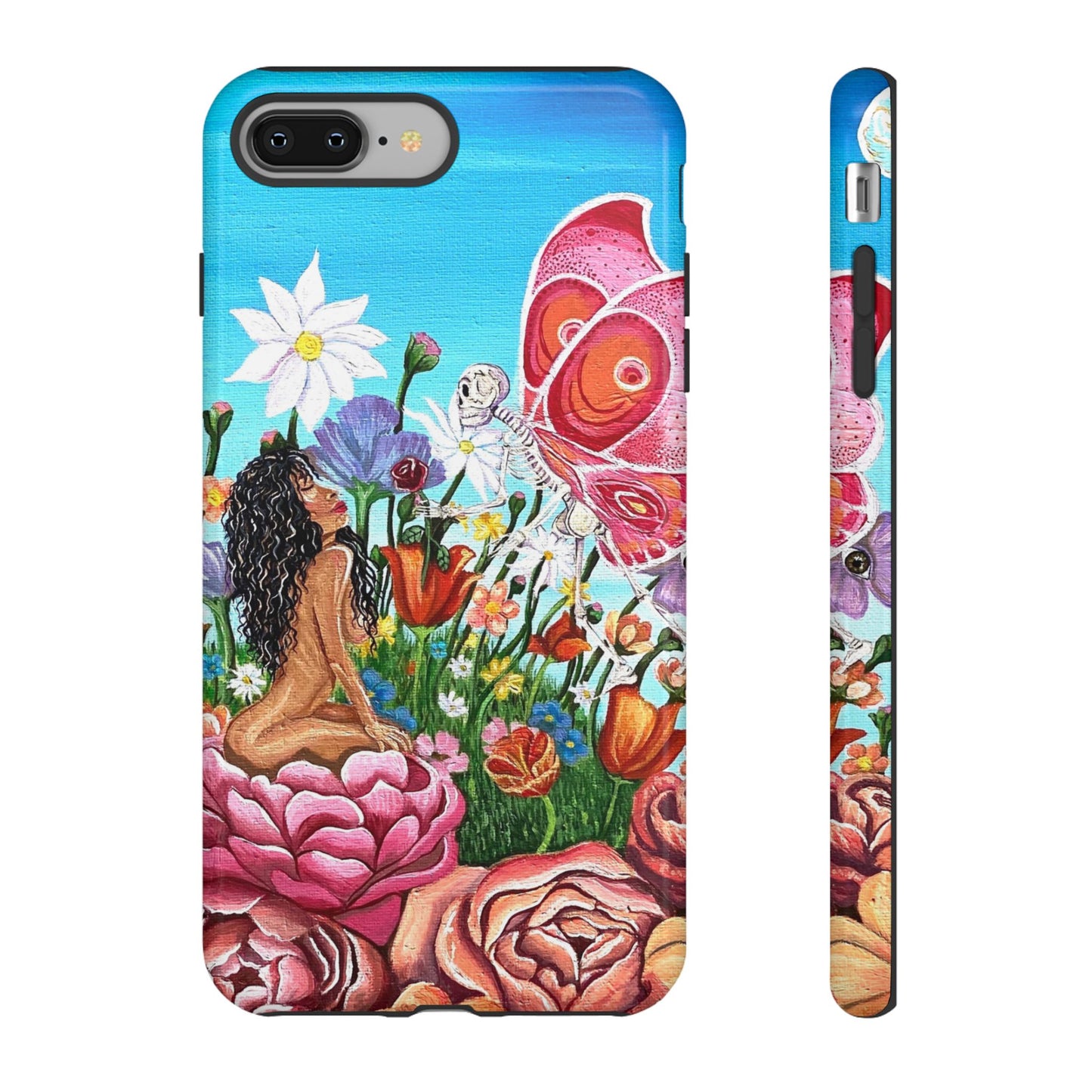 "With Death Comes Rebirth" Phone Case